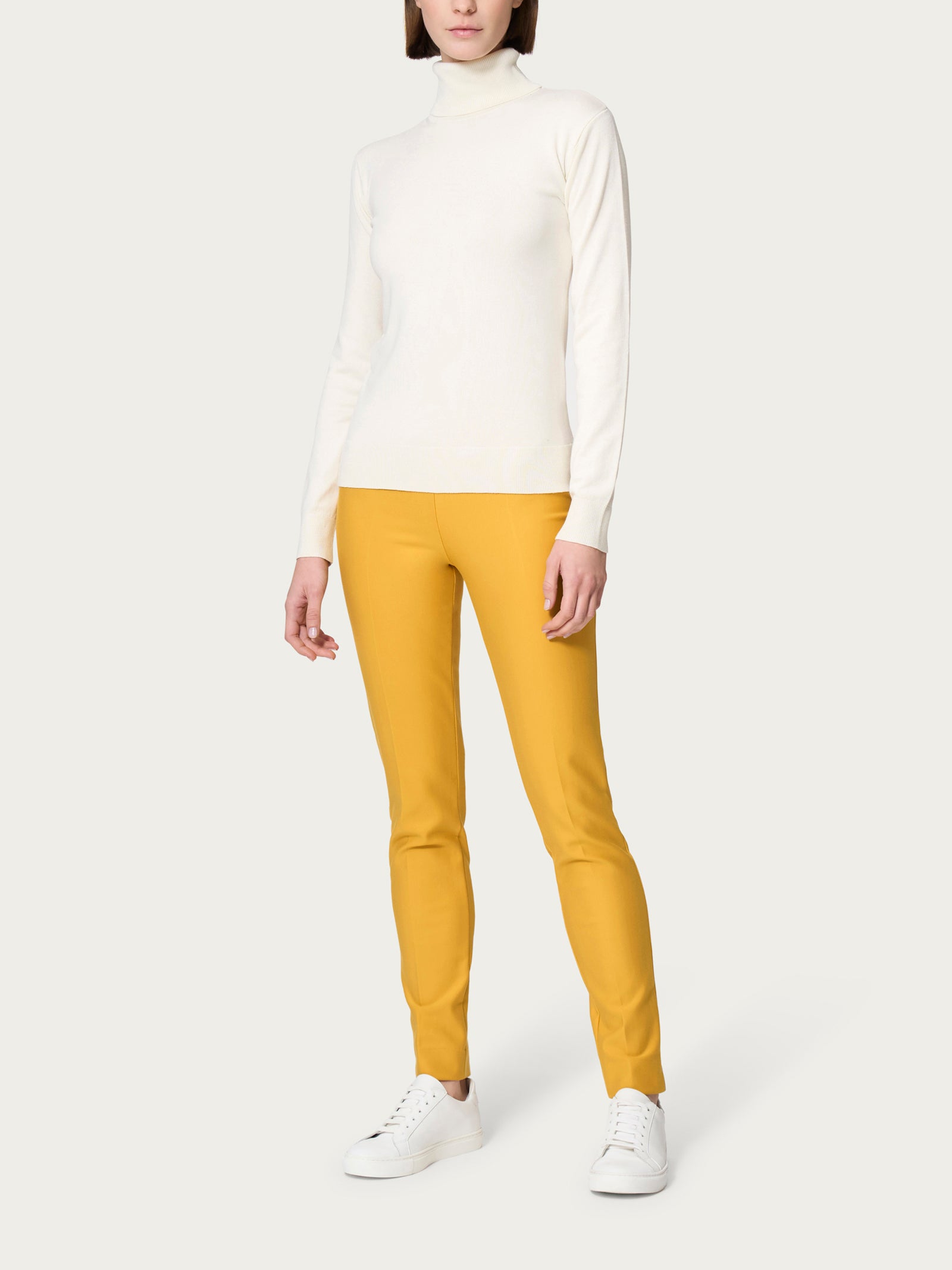 Ragno Four Seasons Dolcevita donna viscosa Cayenne skinny