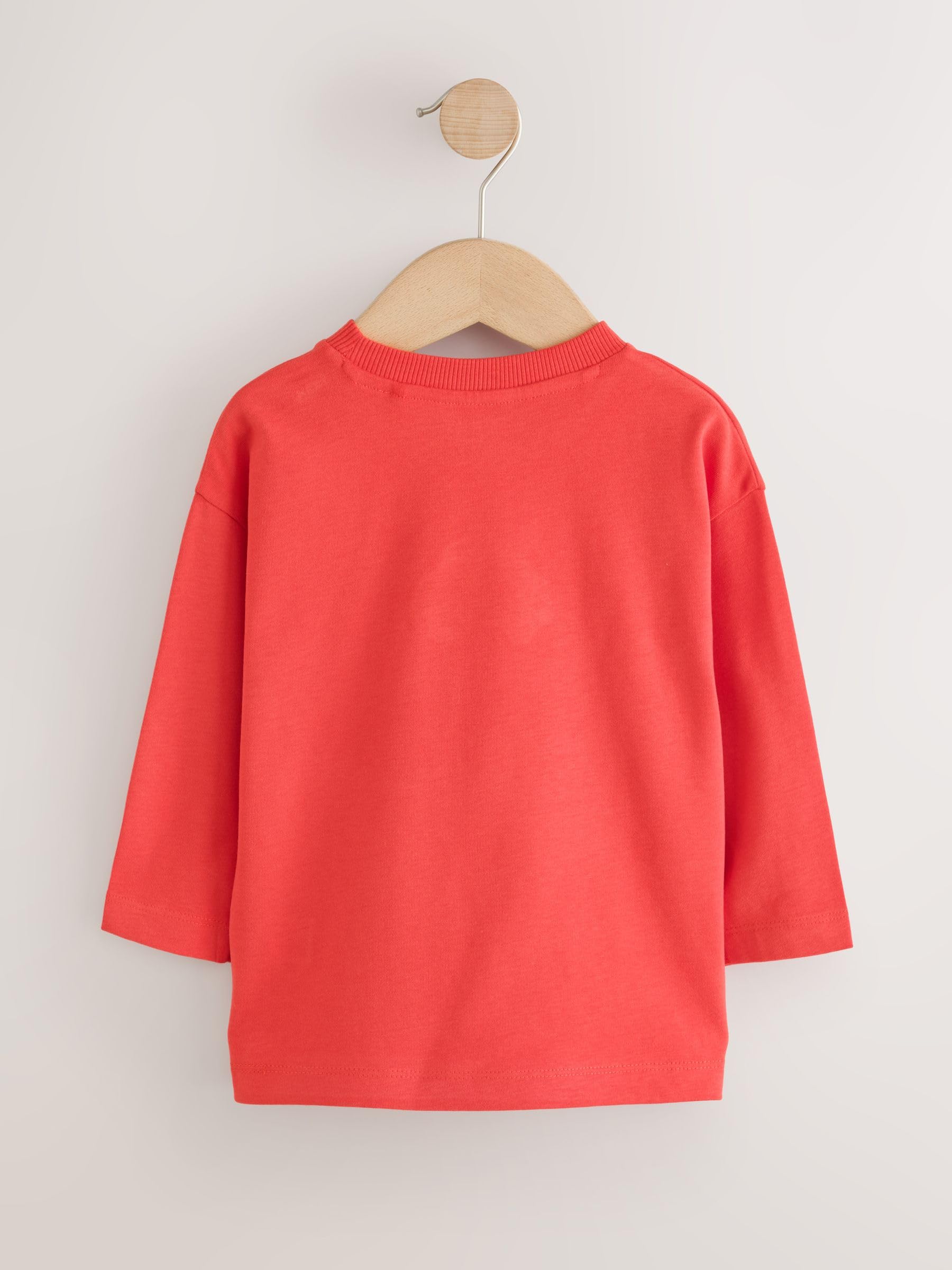 Next t-shirt bambino manica lunga 3 pezzi 116-122 applicazioni
