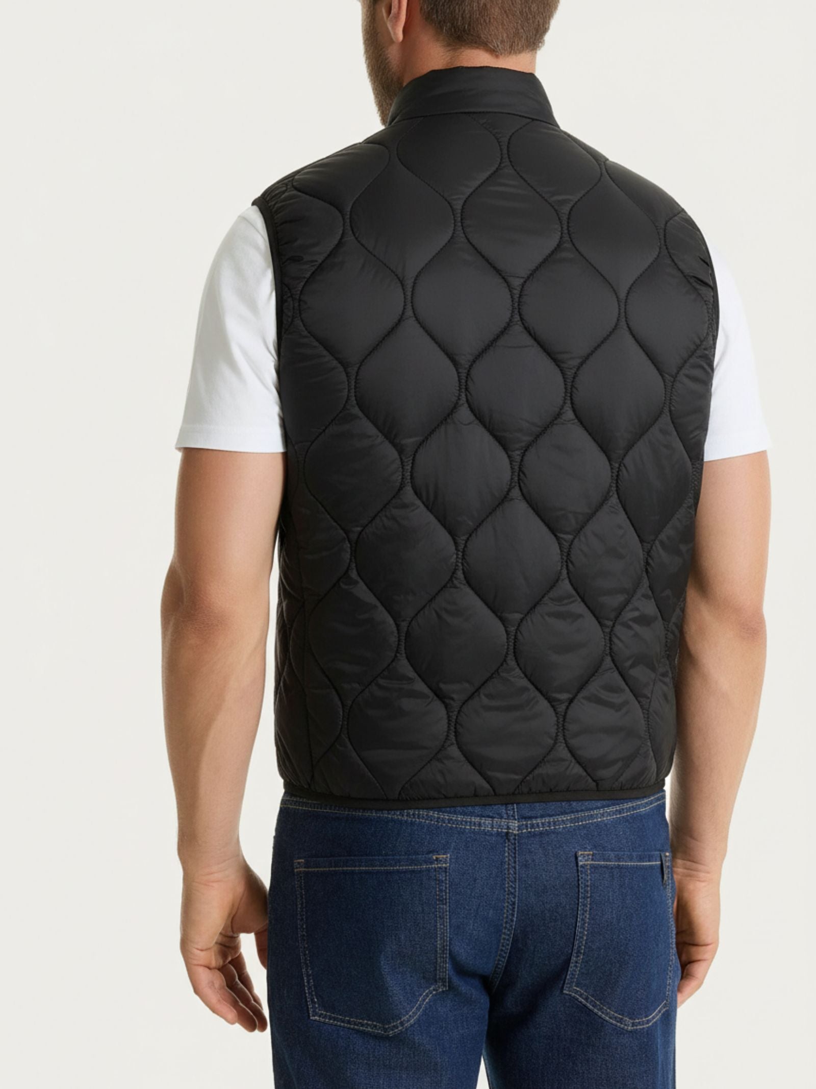 Ragno Onion Quilt piumino smanicato nero leggero