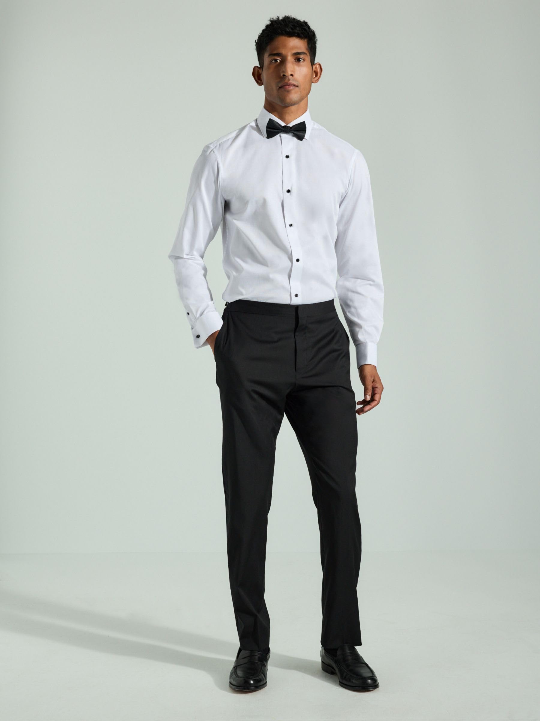 Next Set Camicia Polsino Doppio e Papillon Regular