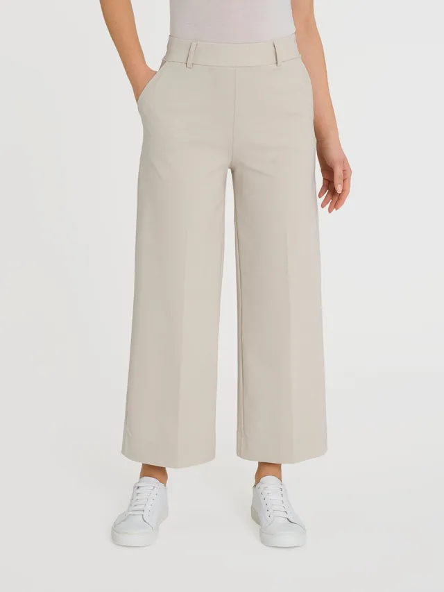 Ragno Compact Light pantalone ampio caviglia Champignon tasche elasticizzato