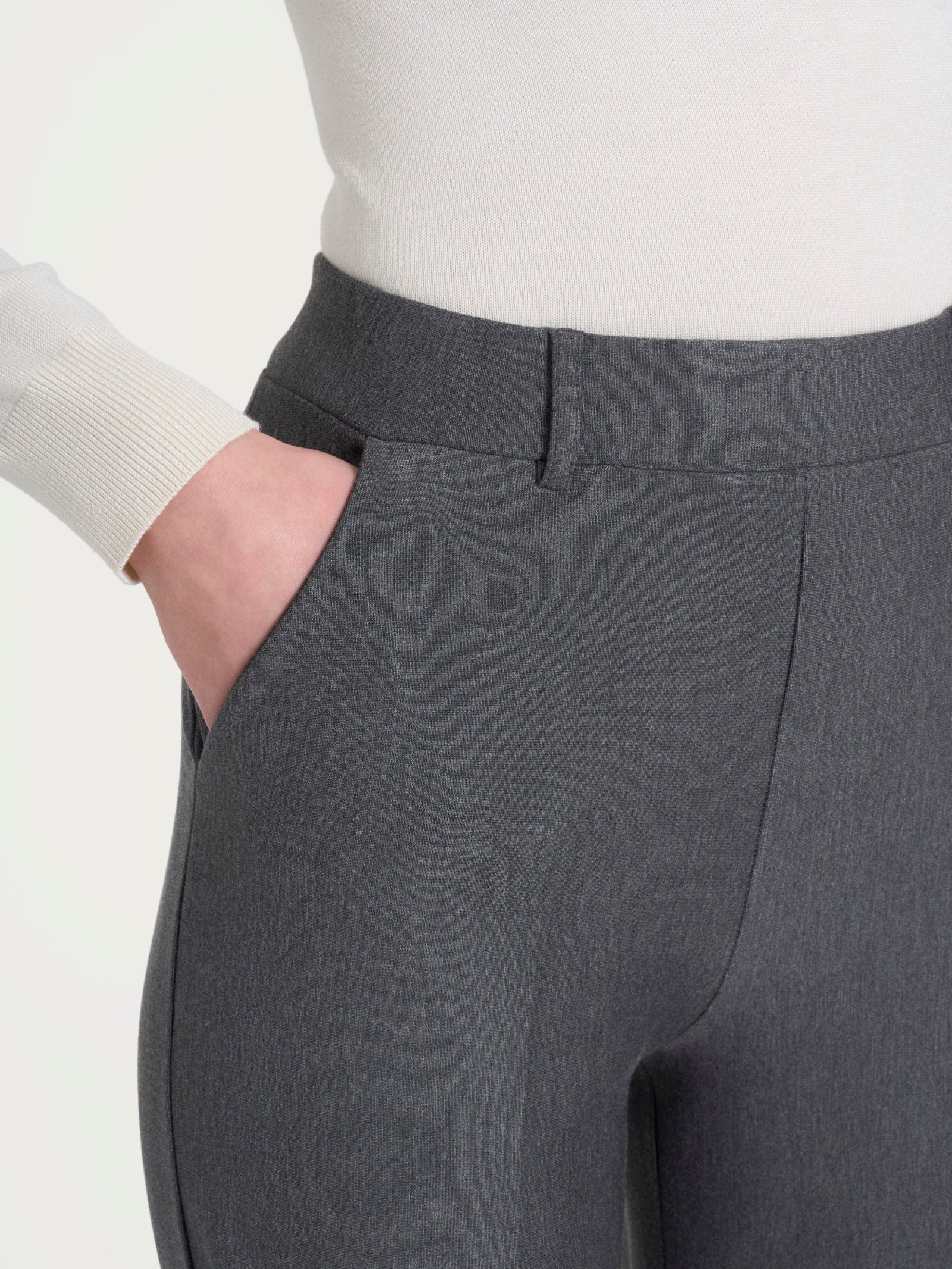 Ragno Compact Pantalone Gamba Larga Ardesia Elasticizzato