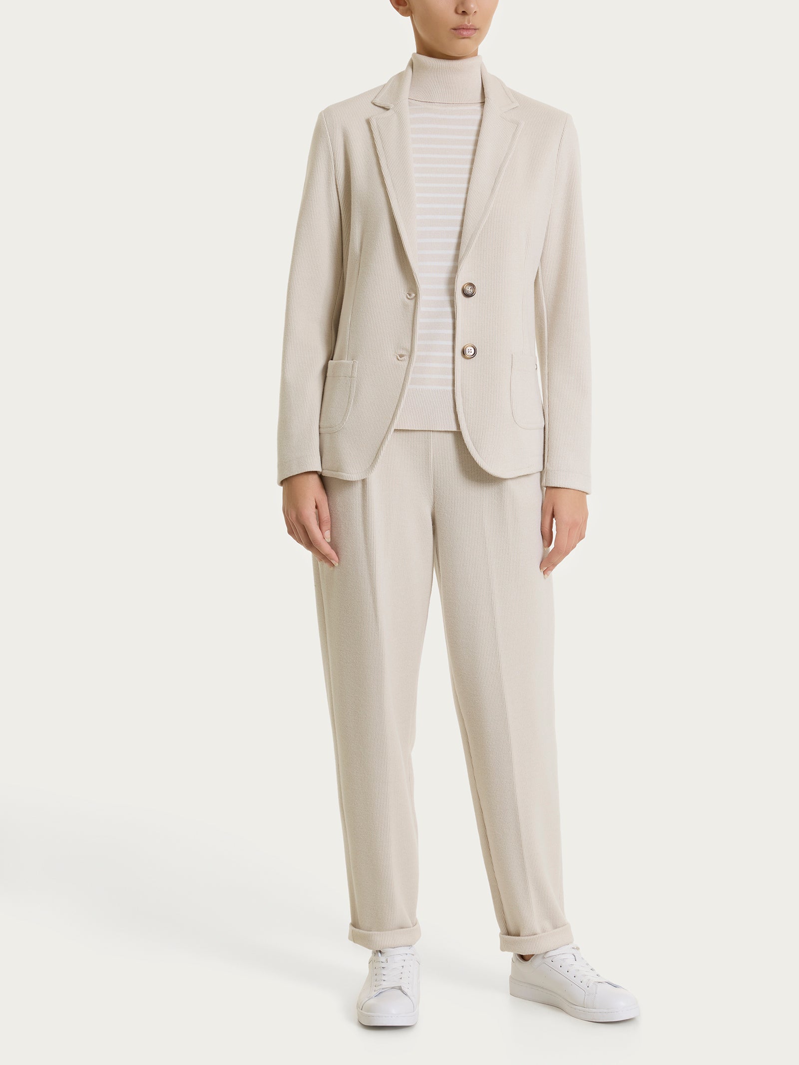 Ragno Relaxed Wardrobe Blazer Velvet giacca Champignon velluto