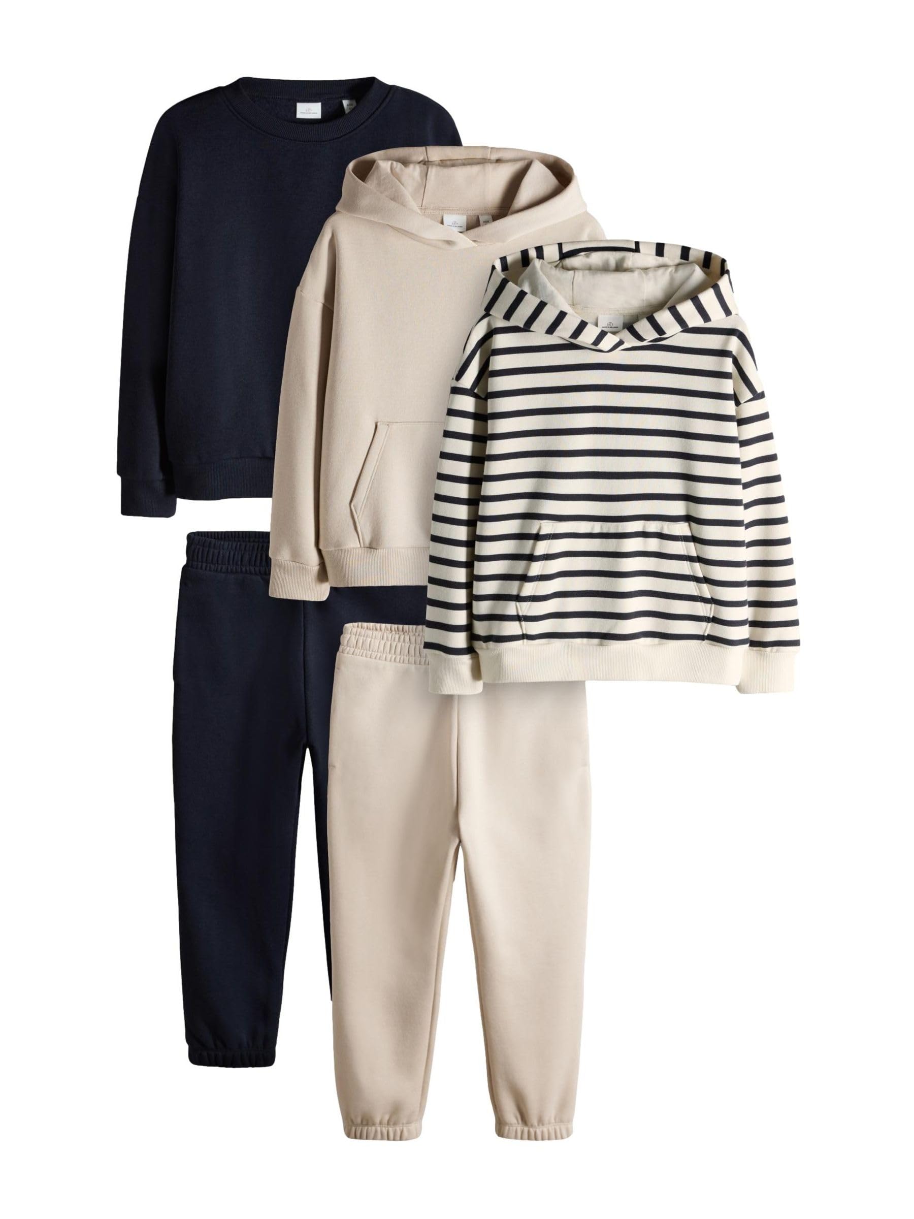 Geo Next The Set Tuta 5 Pezzi Bambino Felpa Girocollo Comoda
