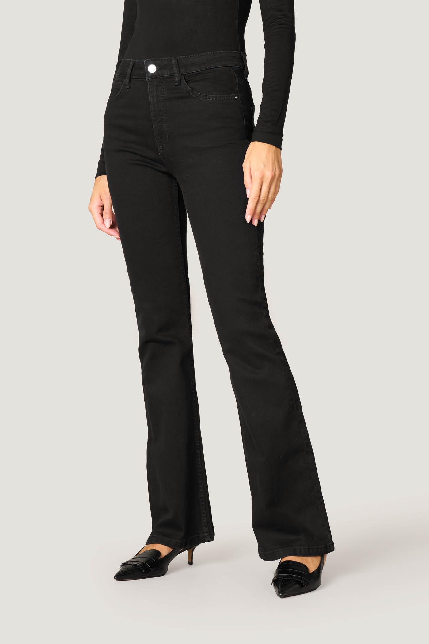 Goldenpoint Jeans Flare Long Donna Vita Media