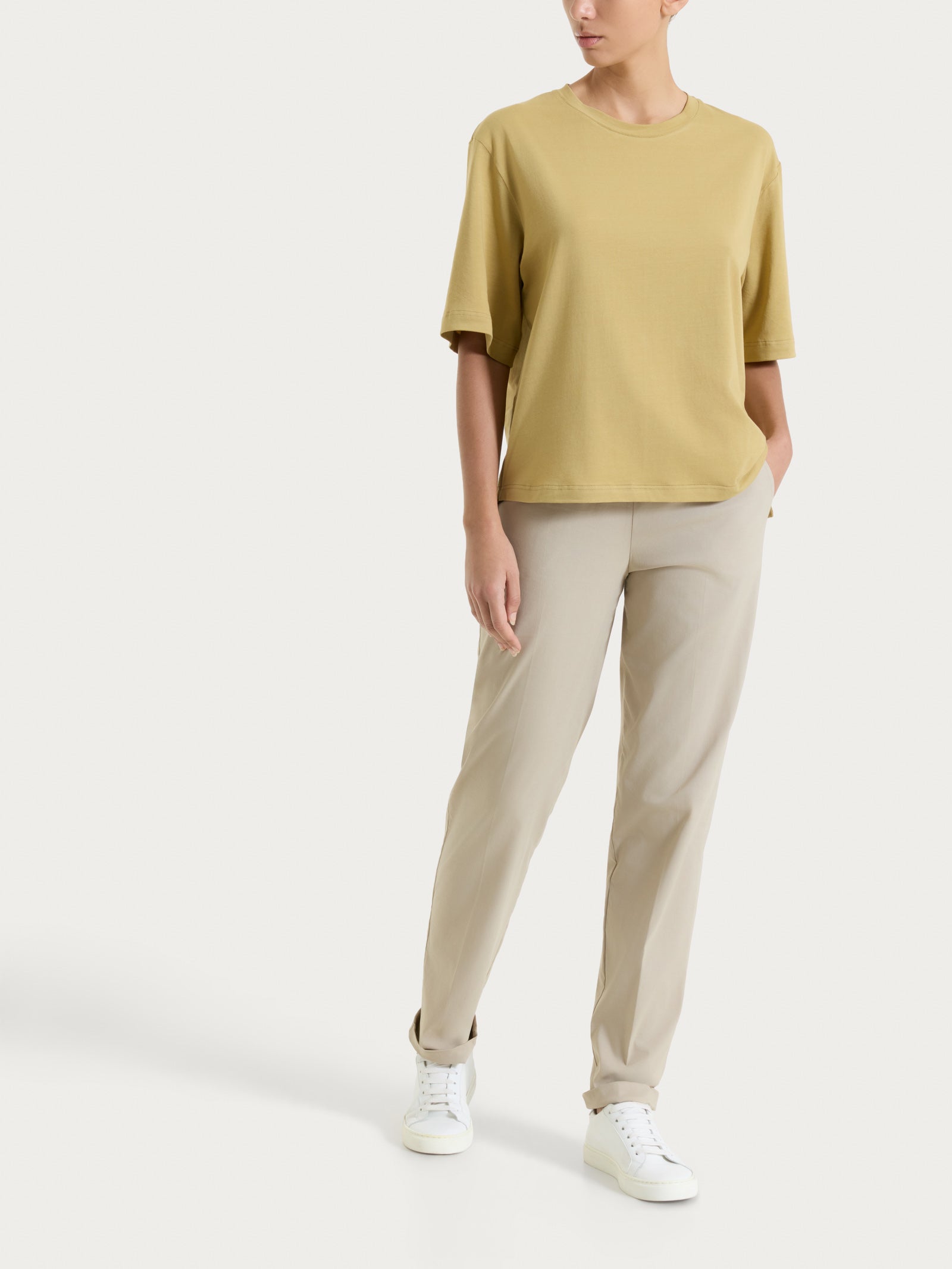 Ragno Ultralight Maglietta Boxy Khaki Cotone