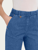 Ragno Carrot Jeans donna Light Denim 7.5 oz delavé