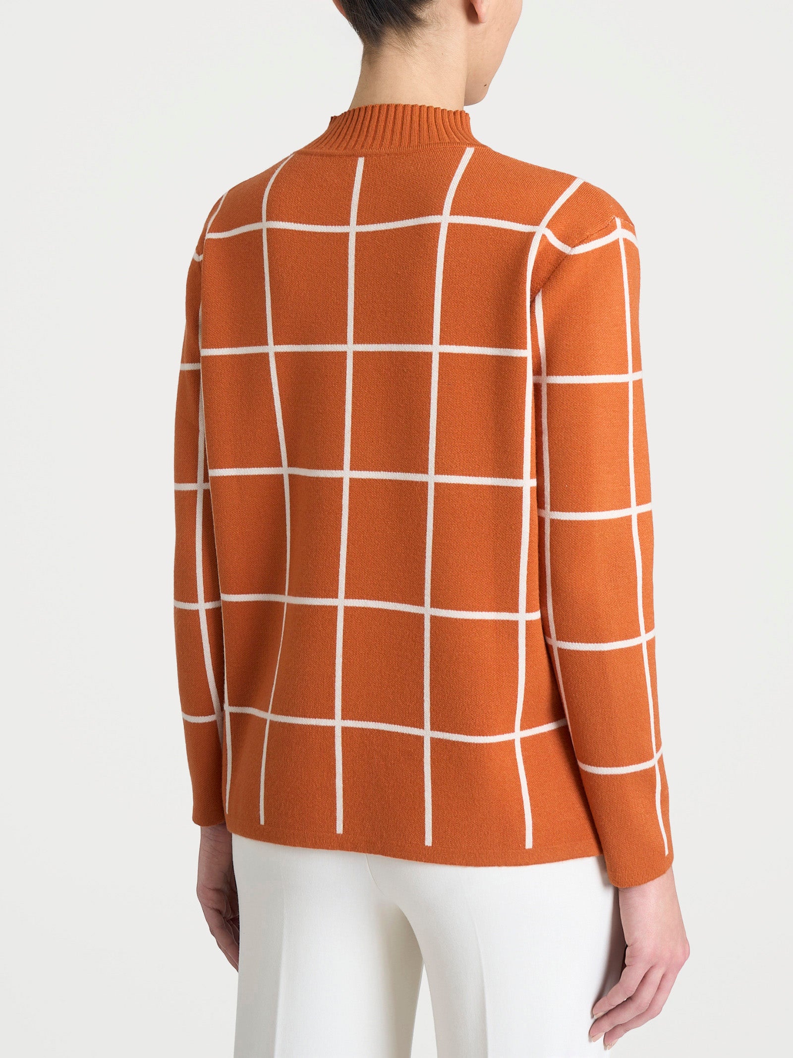 Ragno Super Soft Lupetto Check Maglia Fant. Rust calda