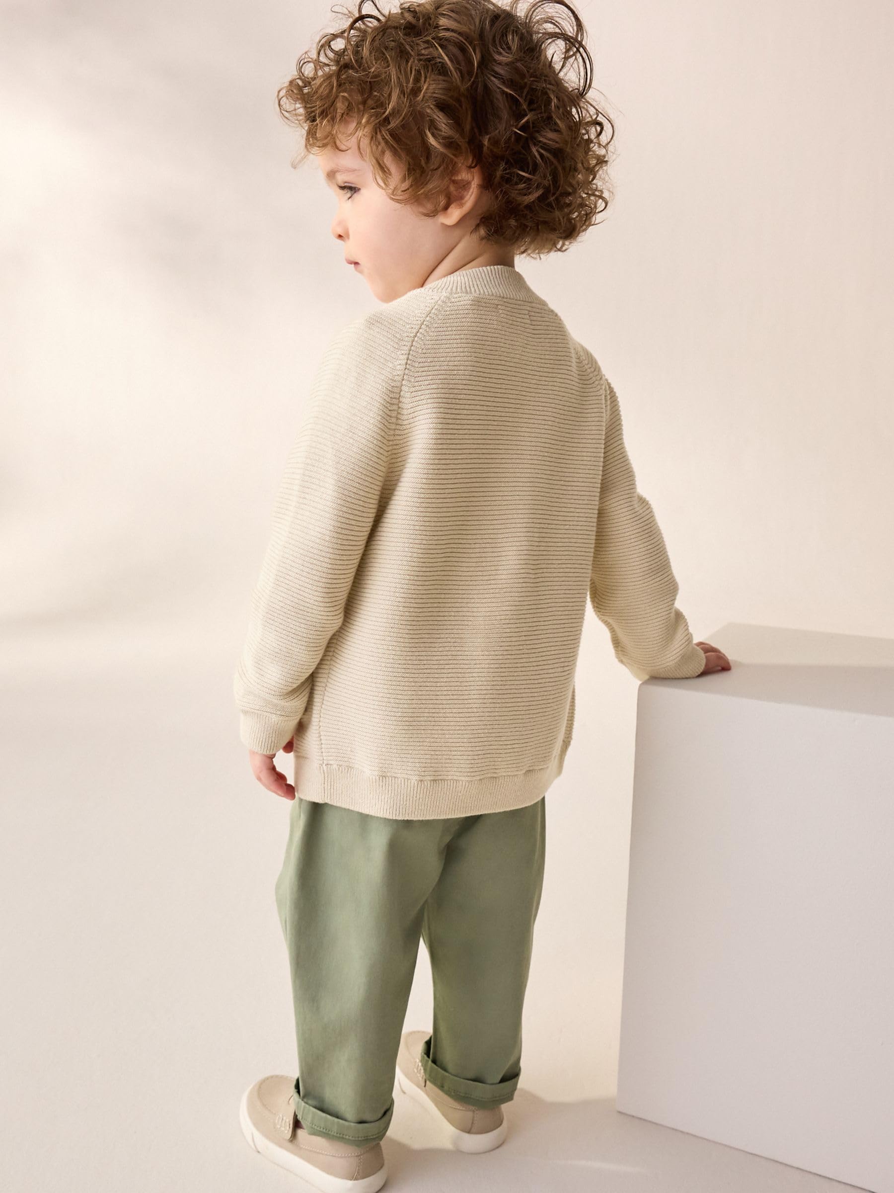 Next cardigan zip bambino 98-104 cotone