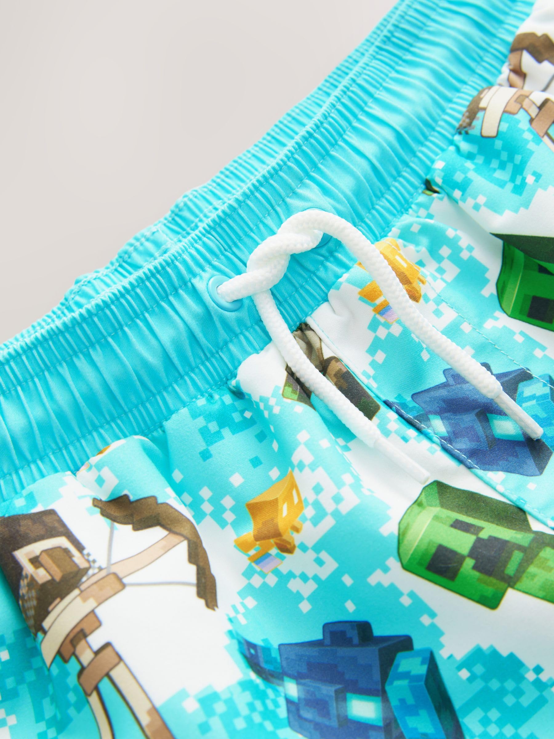 Next Shorts Bagno Ragazzo 164 con Coulisse e Fodera Rete