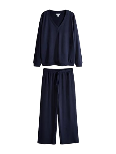 Geo Next The Set tuta donna 2 pezzi scollo a V gamba larga