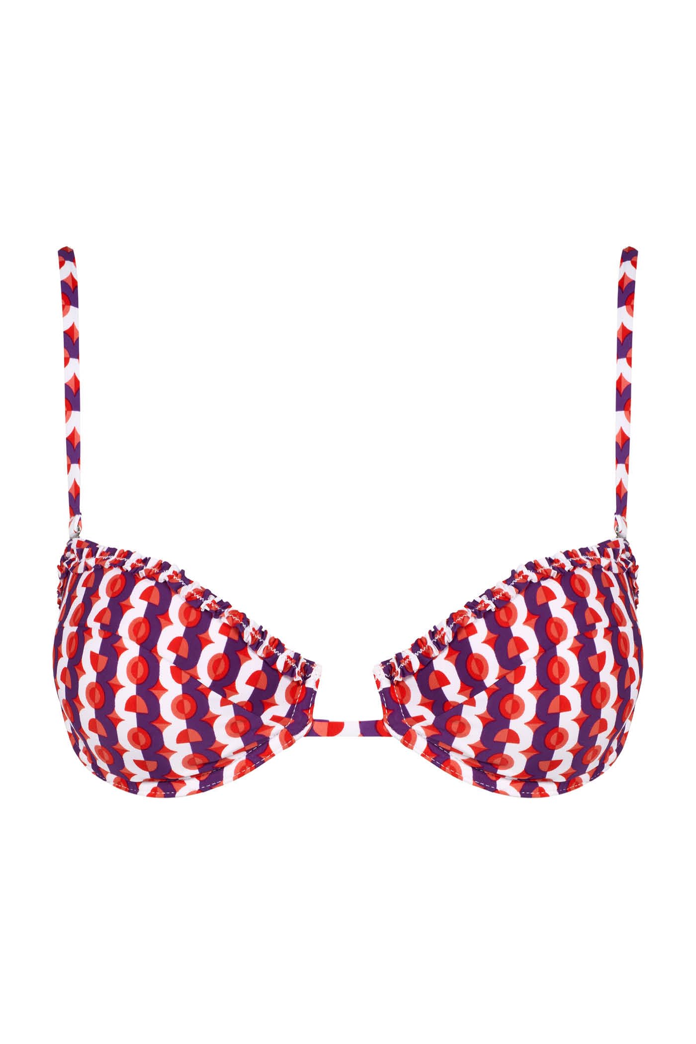 Goldenpoint Circus Balconcino con Ferretto Top Bikini Fantasia Geometrica