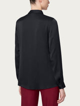 Ragno EcoSeta Camicia viscosa Black