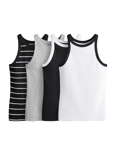Geo Next The Set canotta a coste donna set 4 pezzi elasticizzata