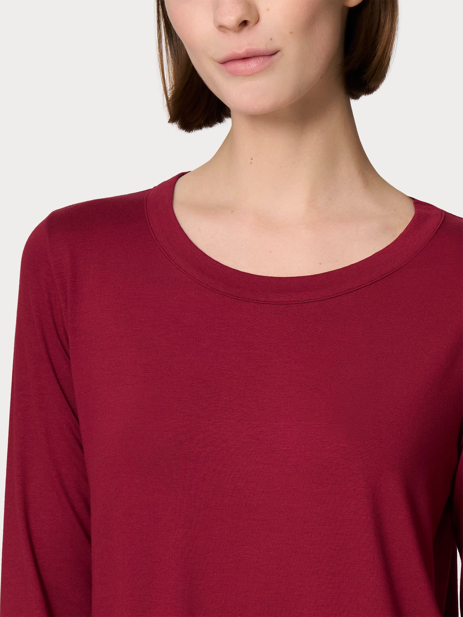 Ragno Revolution Maglietta Manica Lunga Tibetan Red Eco Viscosa