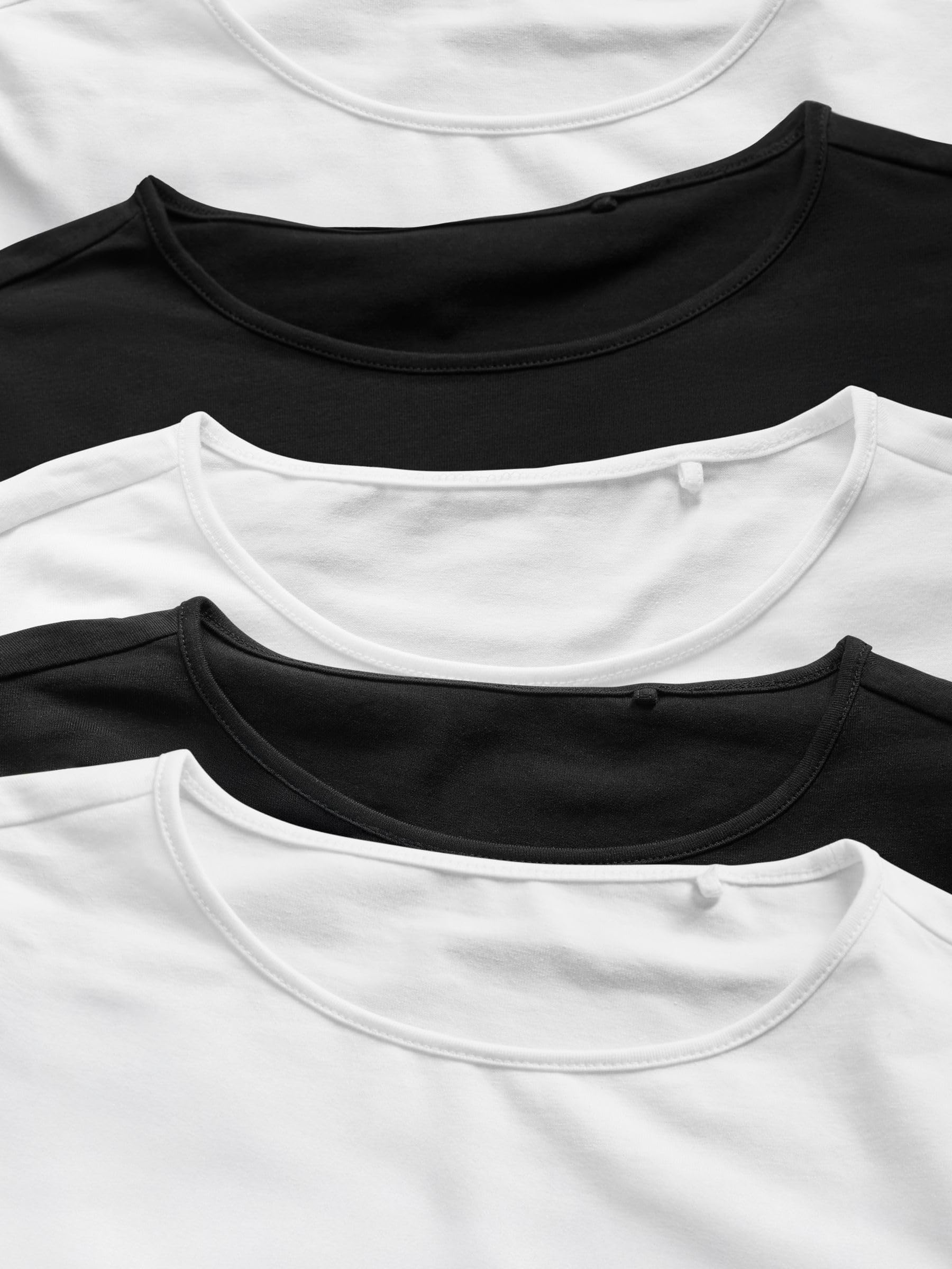 Next The Set Girocollo Maglietta Donna Aderente 5 Pezzi