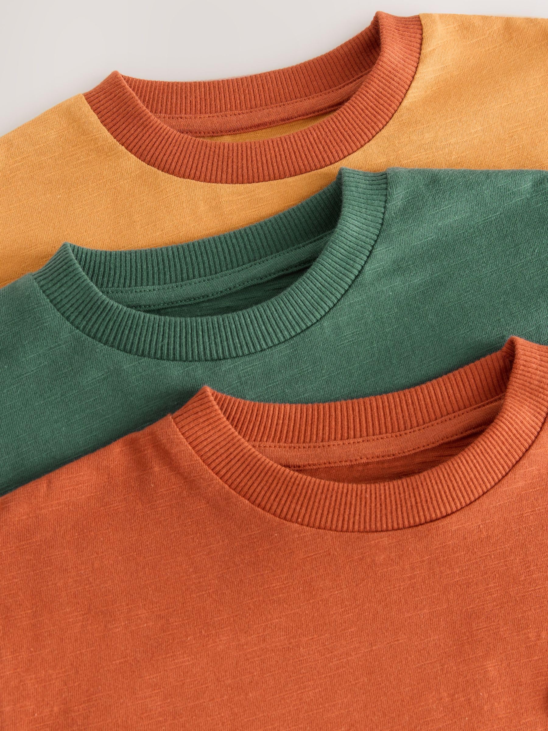 Next T-Shirt Bambino Manica Lunga Cotone Confezione 3