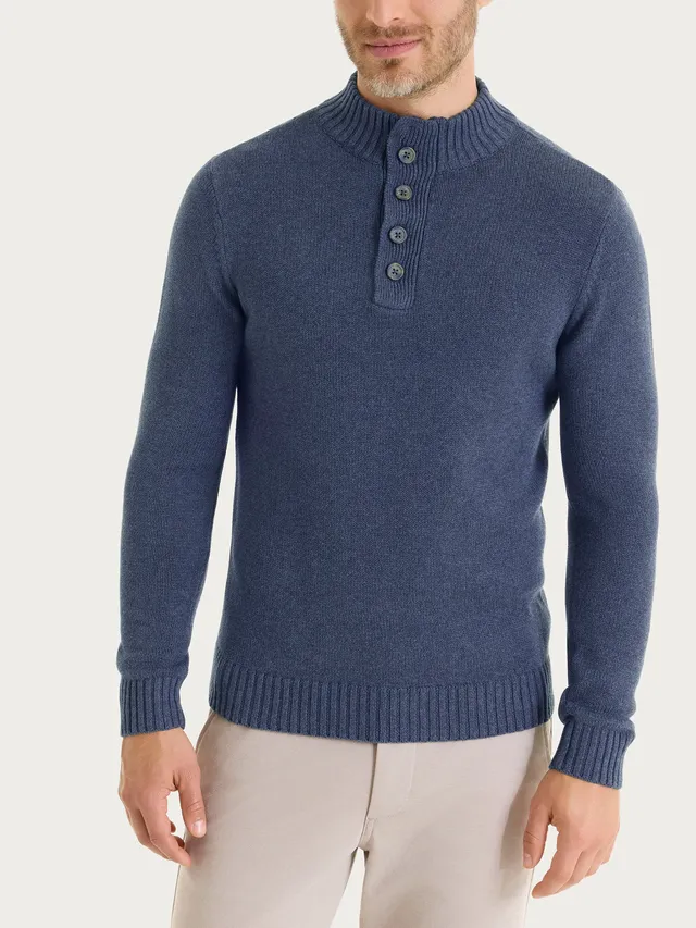 Ragno Winter Cotton Lupetto Uomo Avio con Zip Cotone