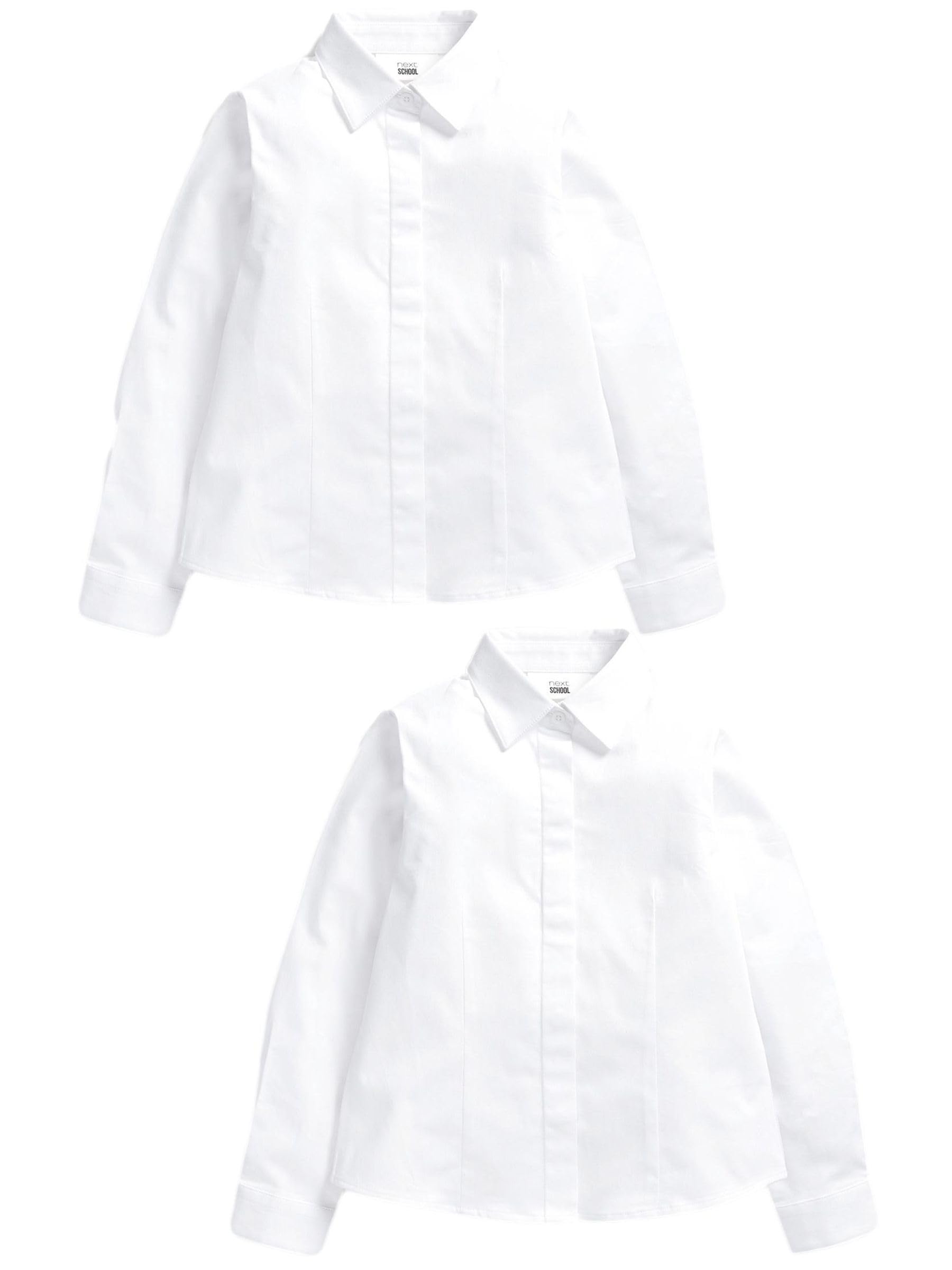 Next Premium Elasticizzate camicia scolastica 11 anni 2 pezzi cotone