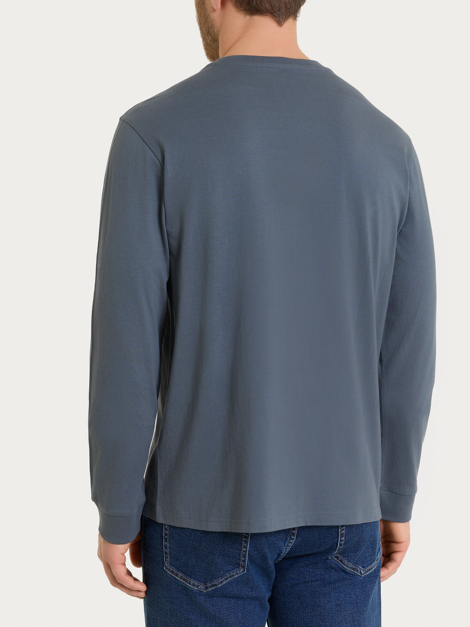 Ragno Heavy Duty Jersey Maglietta Manica Lunga Turbulence Cotone