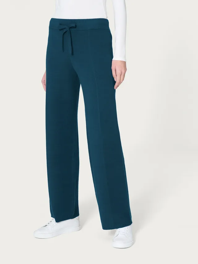 Ragno Super Soft Wide Pants pantaloni blu riflesso comfort