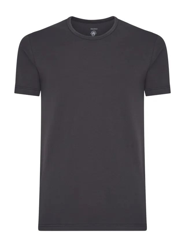 Ragno Comfort Maglietta girocollo ematite cotone