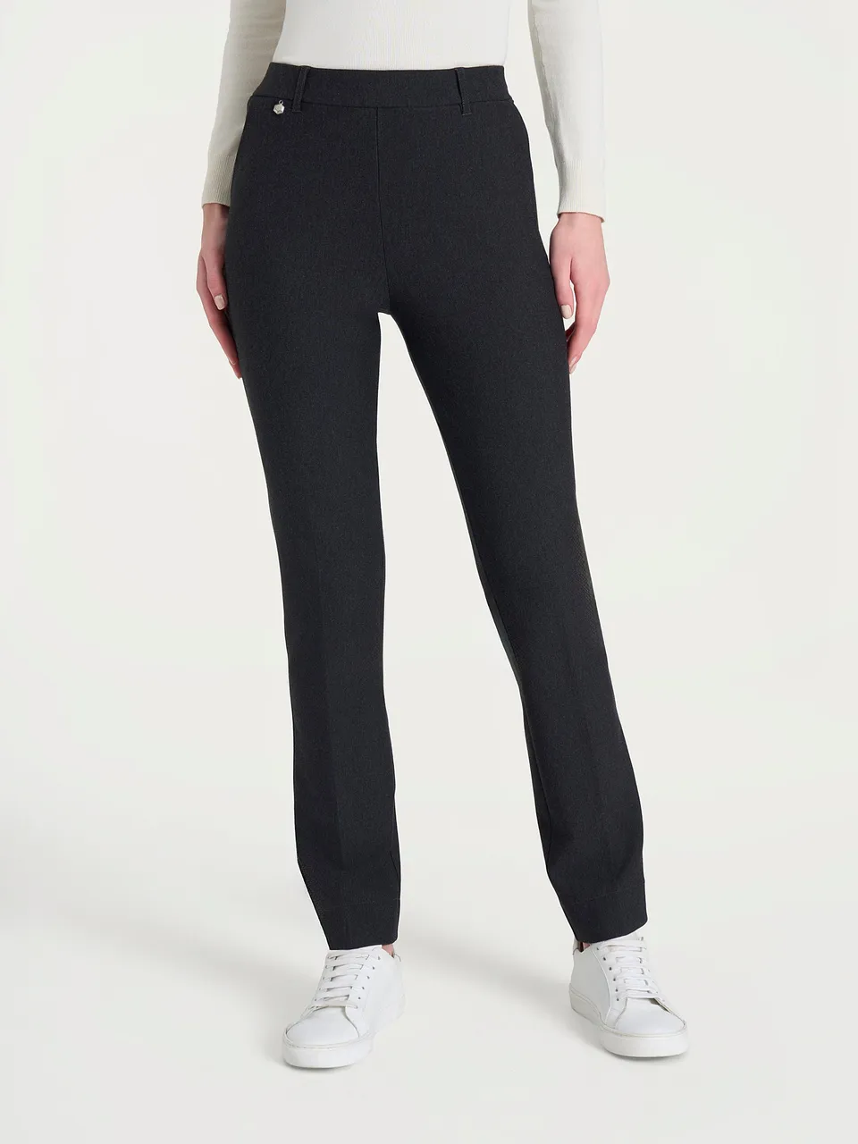 Ragno Compact pantalone dritto con tasche oscuro mel.