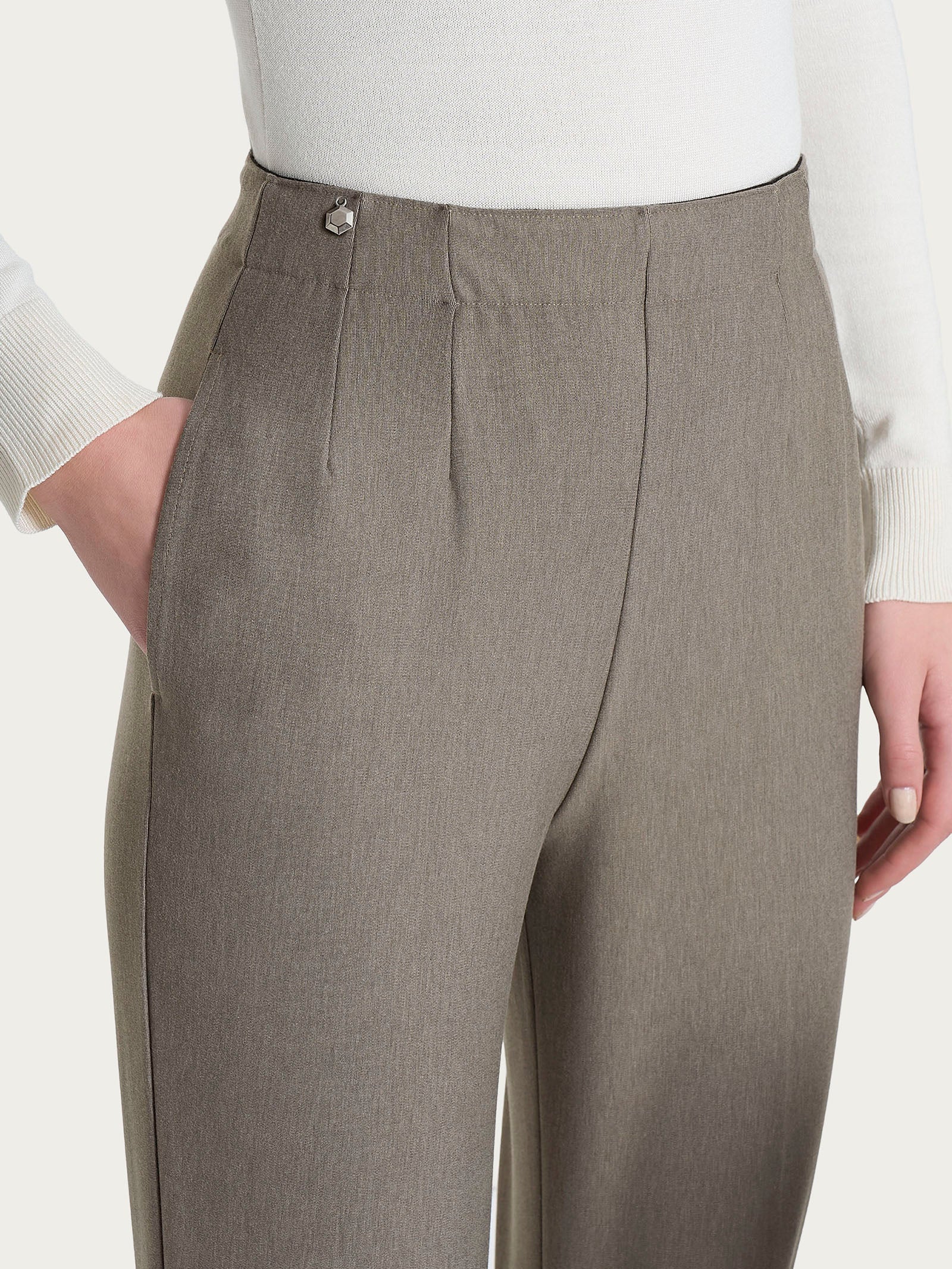 Ragno Compact Pantalone Carota Glace Mel. con tasche