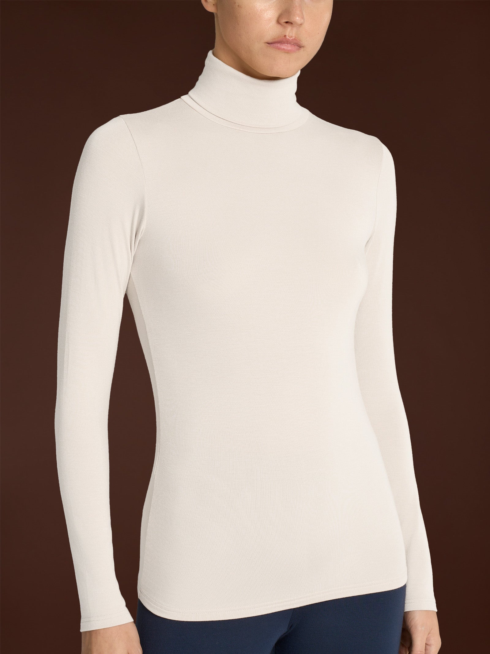 Ragno Dolcevita Eco Viscosa Casha maglia skinny