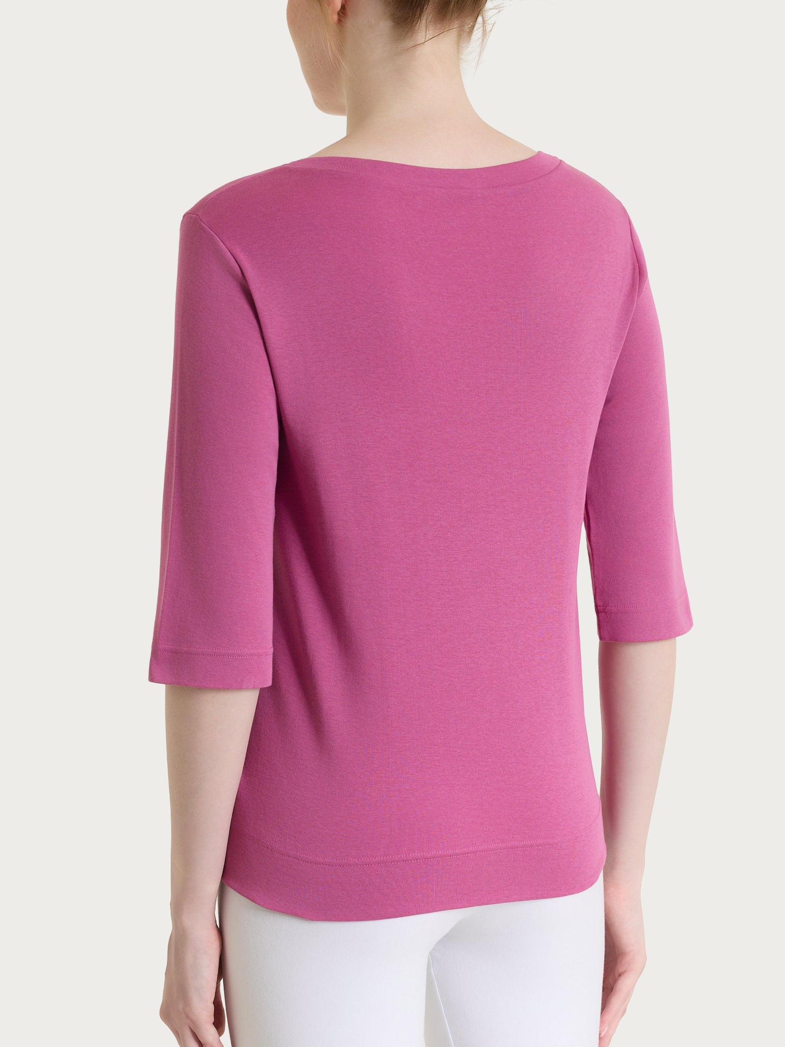Ragno Eco Cotton Maglietta manica 3/4 Red Violet cotone