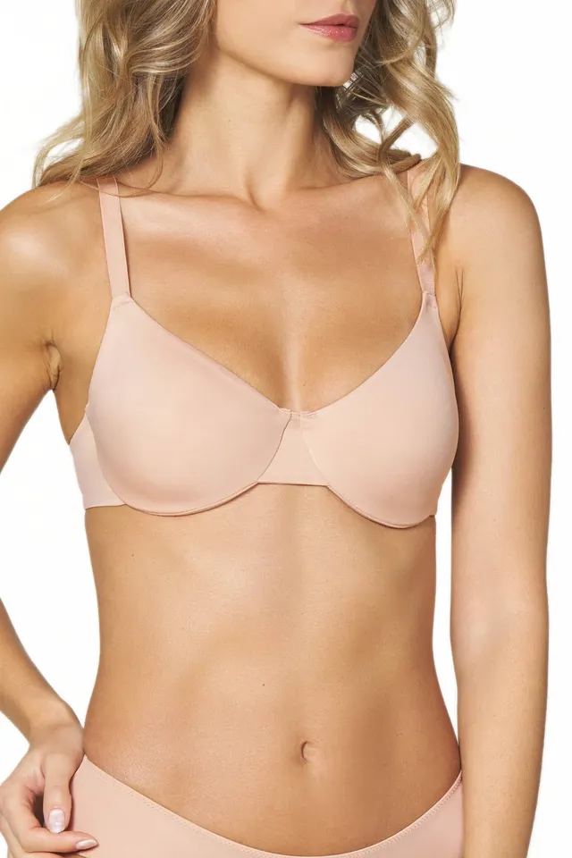 Goldenpoint Reggiseno Senza Imbottitura con Ferretto Microfibra Nude