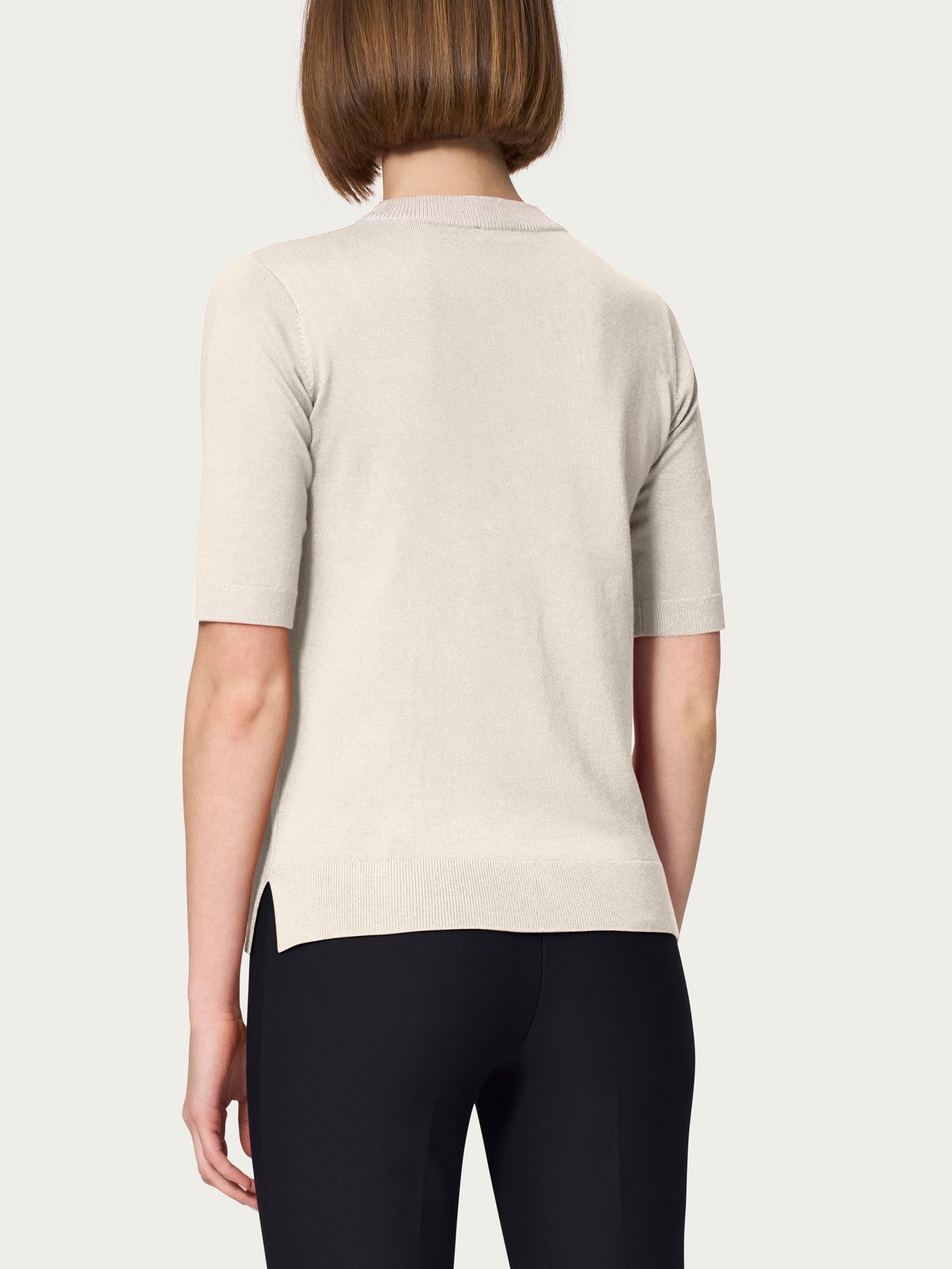 Ragno Four Seasons maglia manica corta Champignon viscosa