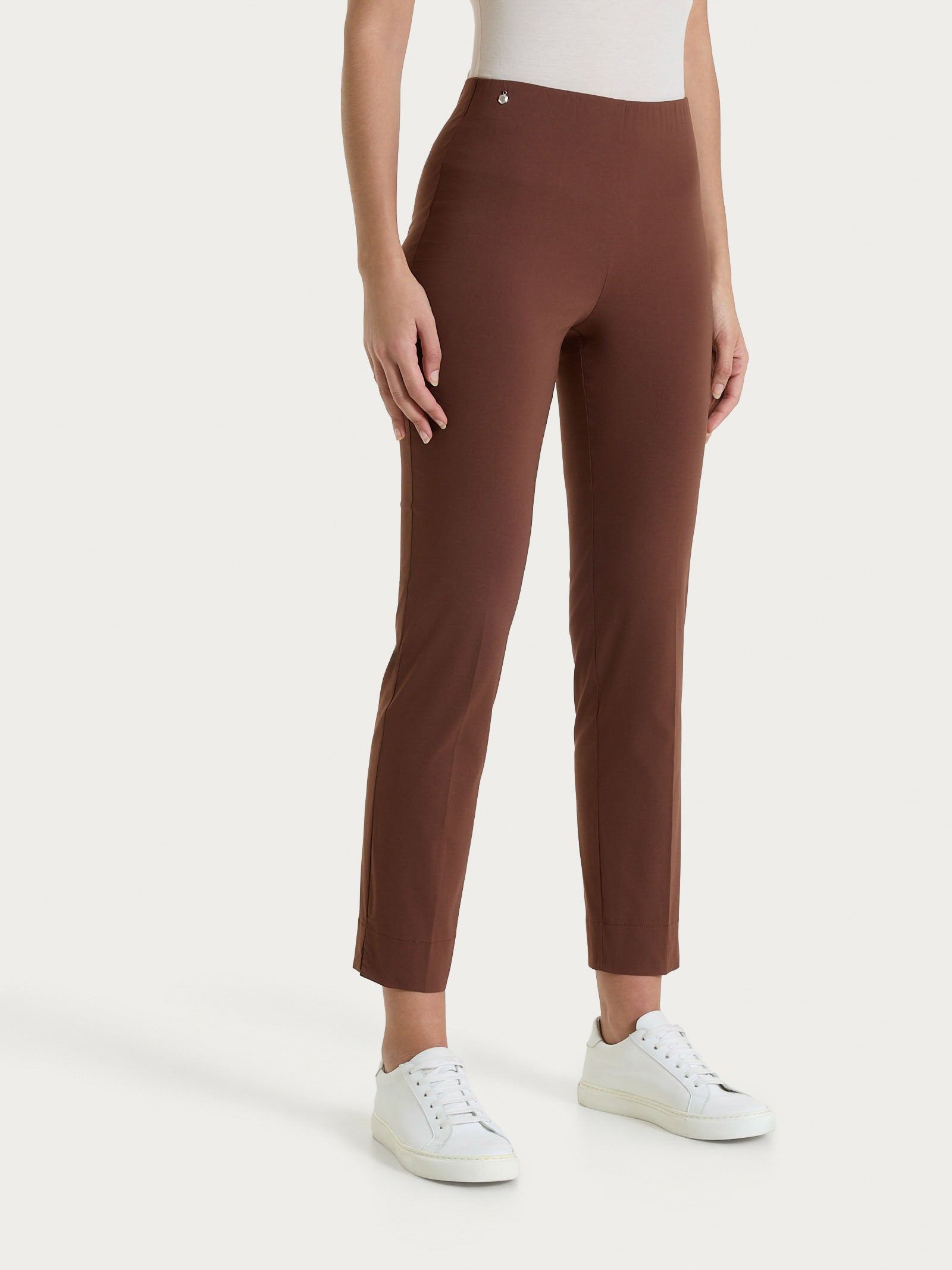 Ragno Super Fresh Pantaloni Capri Cappuccino Skinny