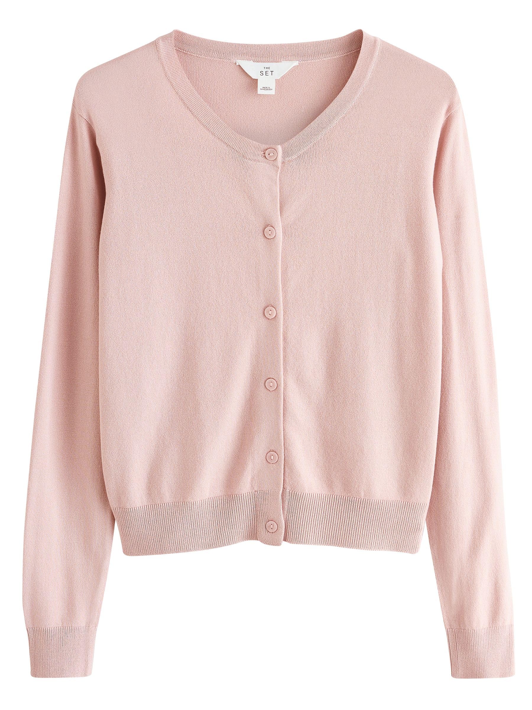 The Set cardigan sottili con bottoni 4 pezzi maglia leggera