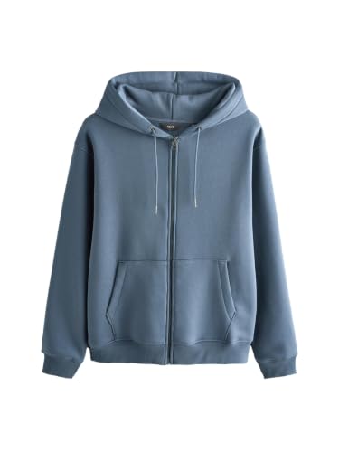 Next felpa uomo con cappuccio zip uso quotidiano