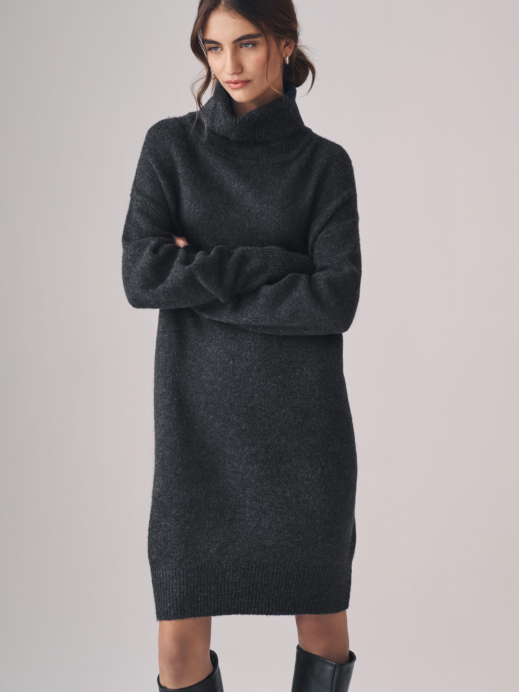 Geo Next The Set Abiti Collo Alto abito donna 2 pezzi maglia