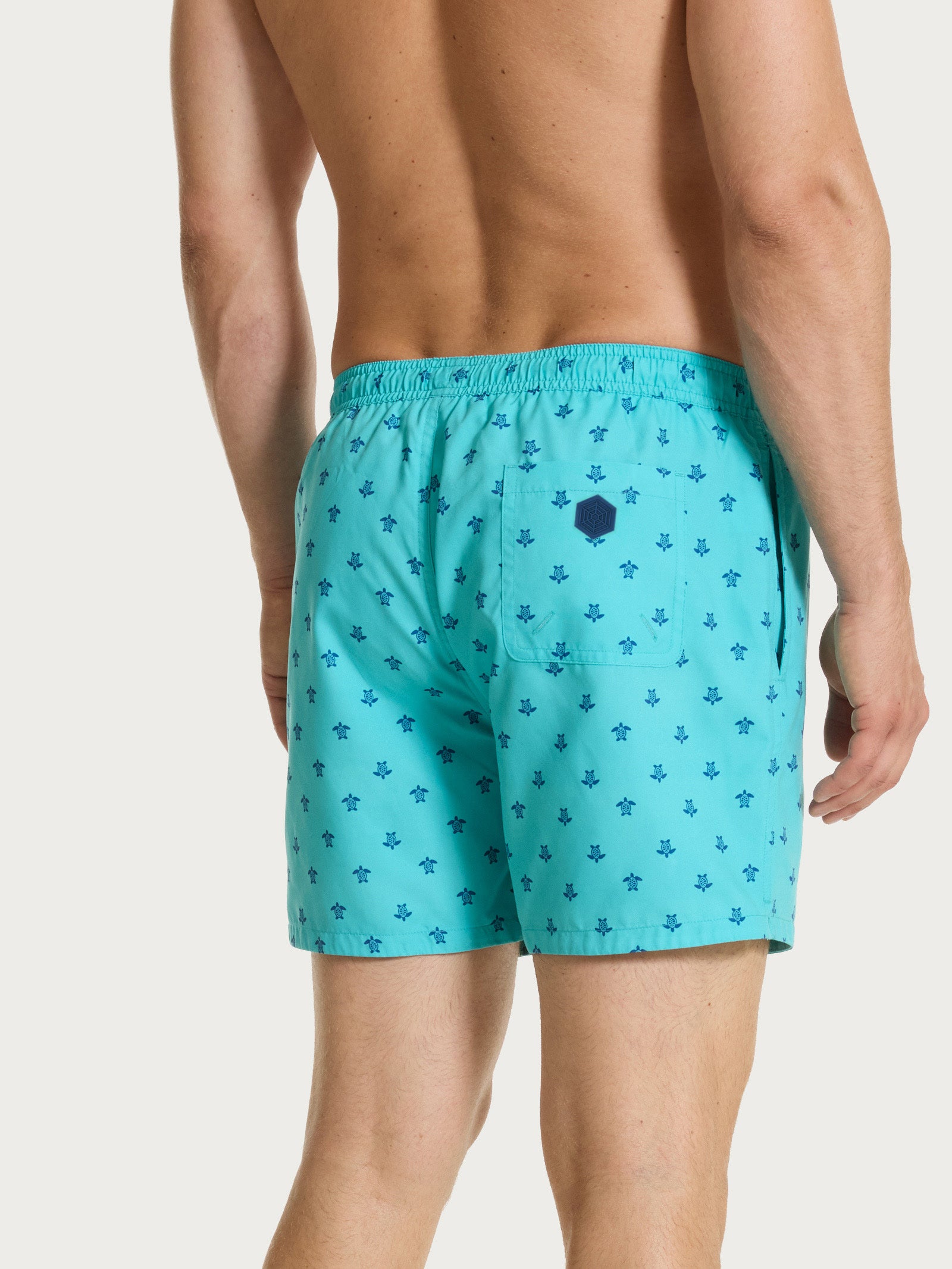 Ragno Boxer Mare costume mare Fant. Blue Turquoise asciugatura rapida