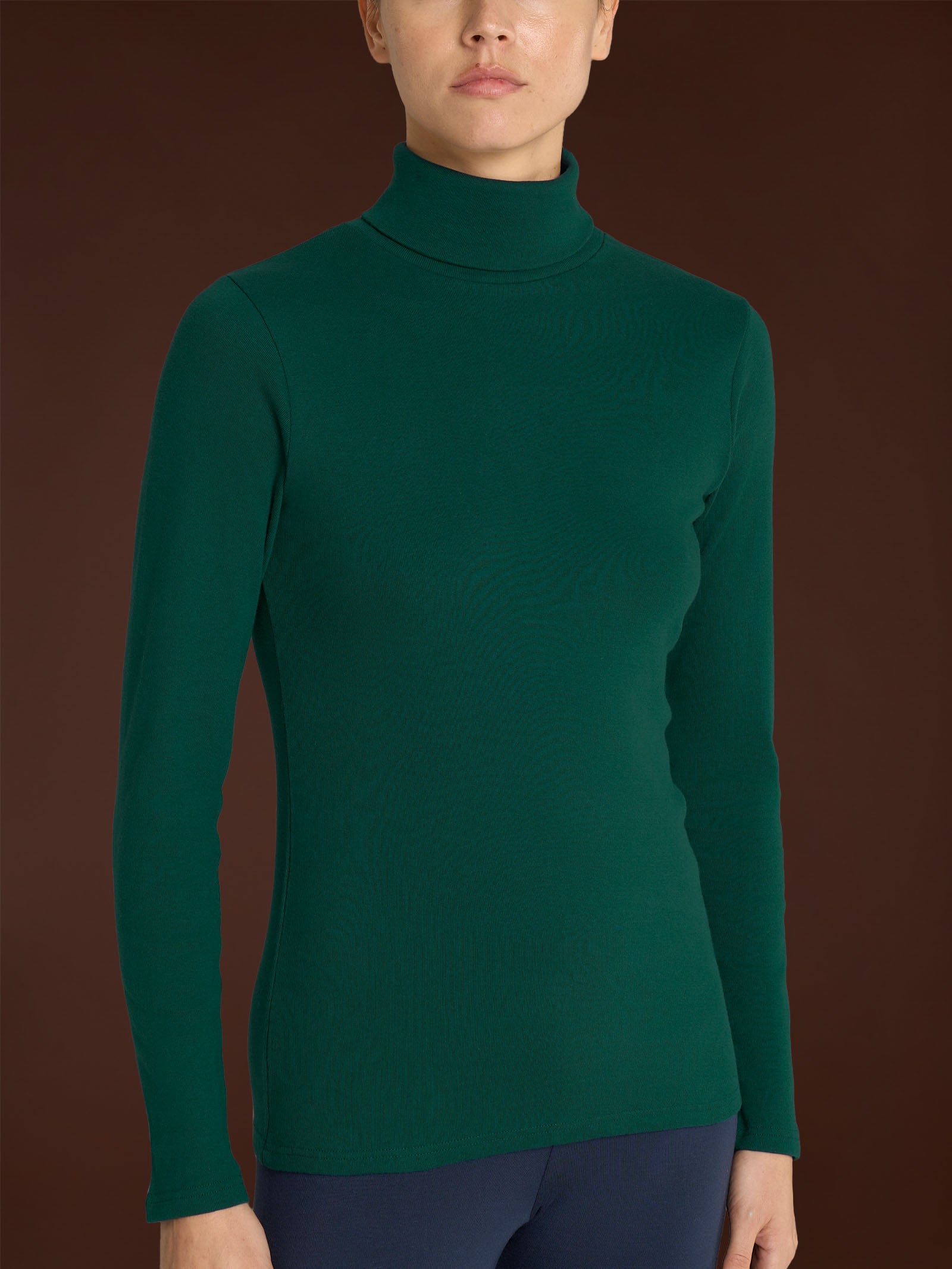 Ragno Thermo Cotton Dolcevita Bottiglia cotone garzato