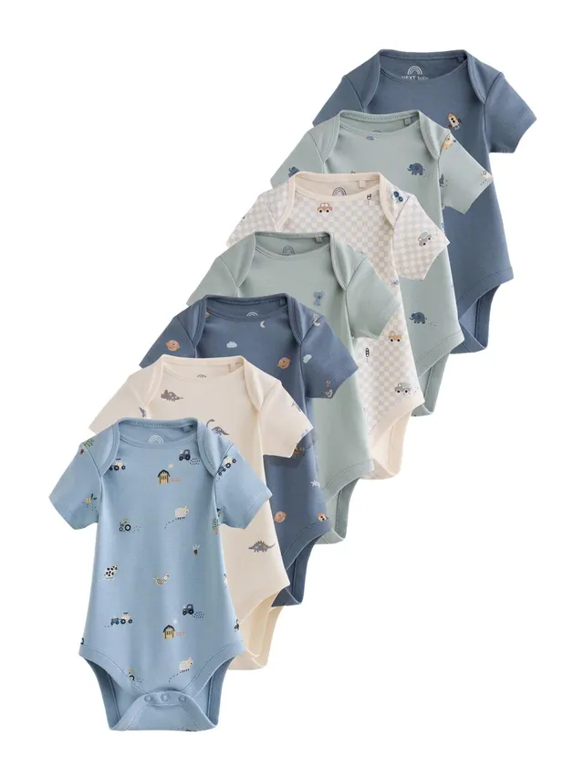 NEXT body neonato manica corta 7 pezzi taglia 68-74 morbido