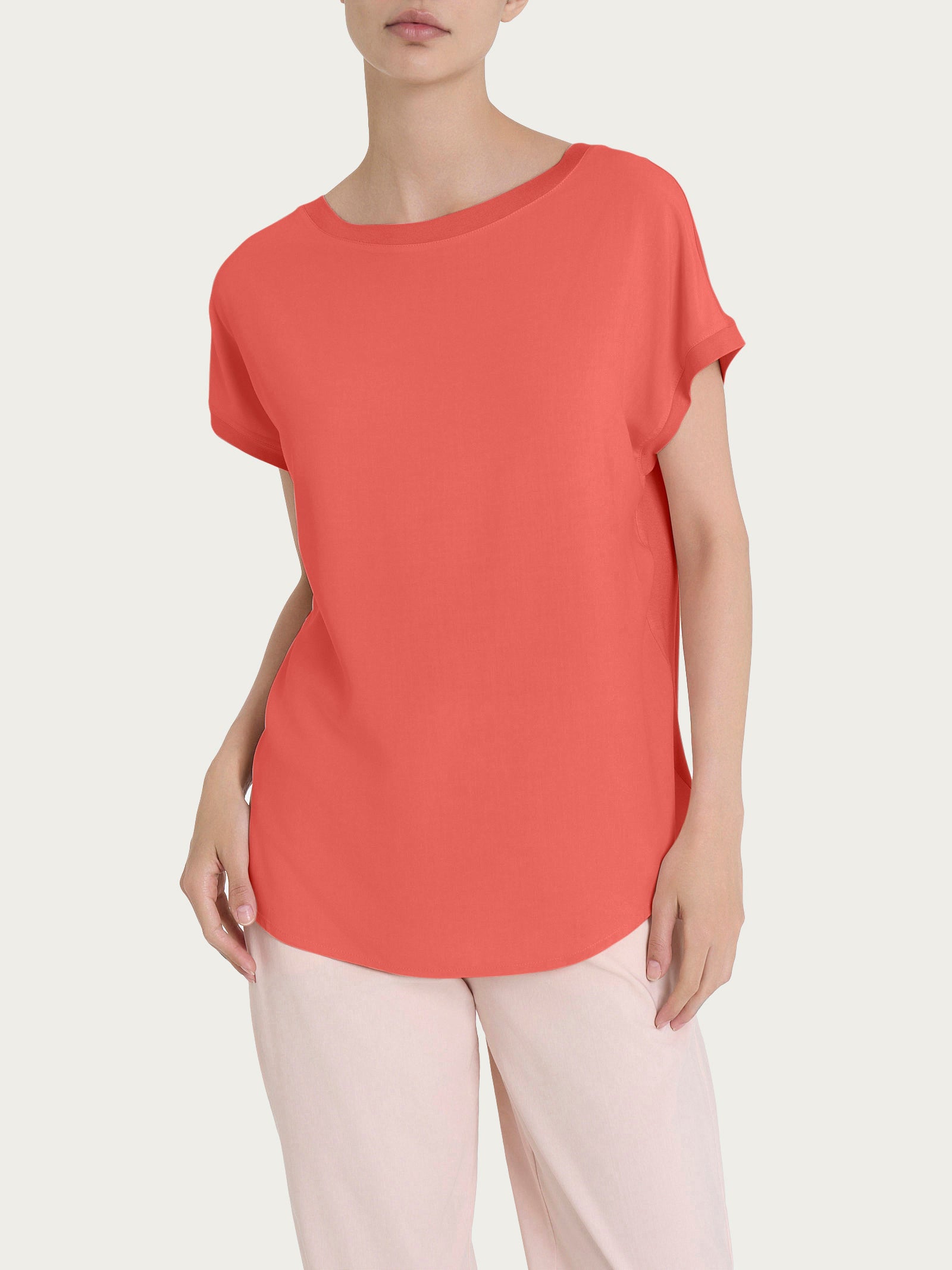 Ragno Maglietta Manica Kimono Dubarry Jersey Viscosa