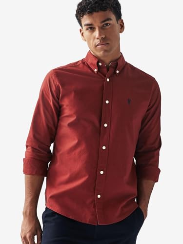 Next Oxford camicia uomo cotone manica lunga M