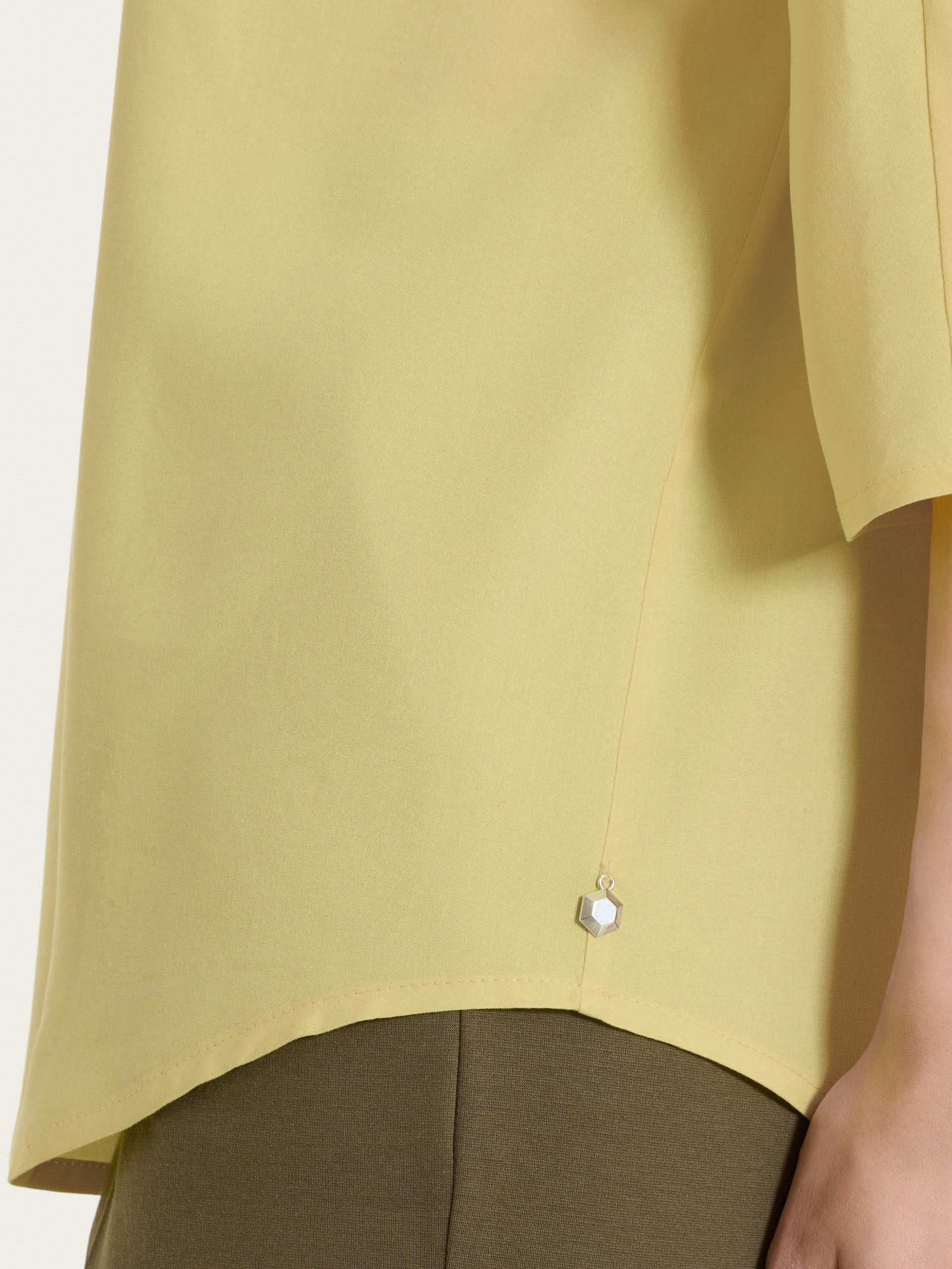 Ragno Viscosa Summer Blusa 3/4 Voile Stretch Khaki