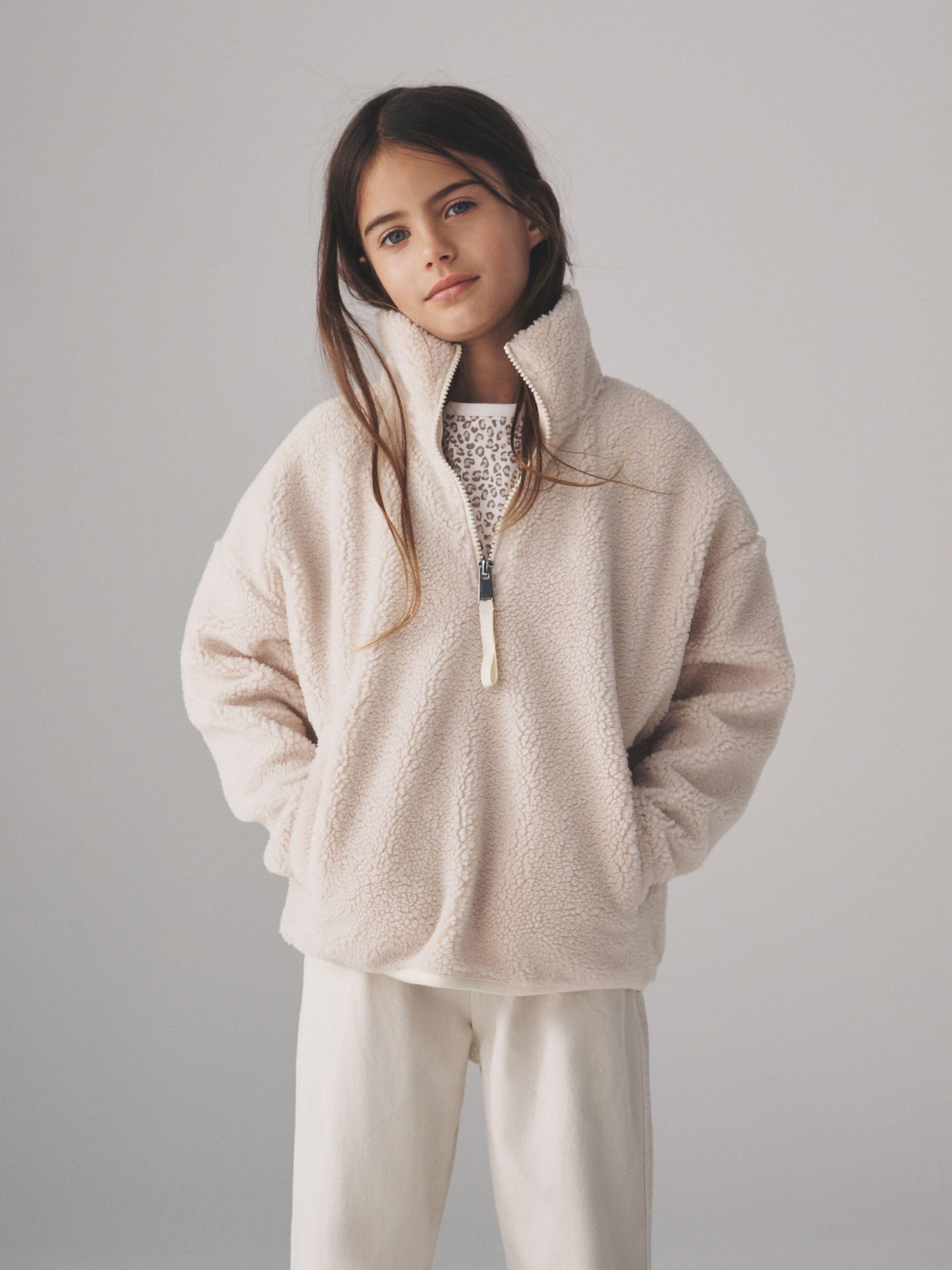 Geo Next The Set pile bambina mezza zip 2 pezzi caldo