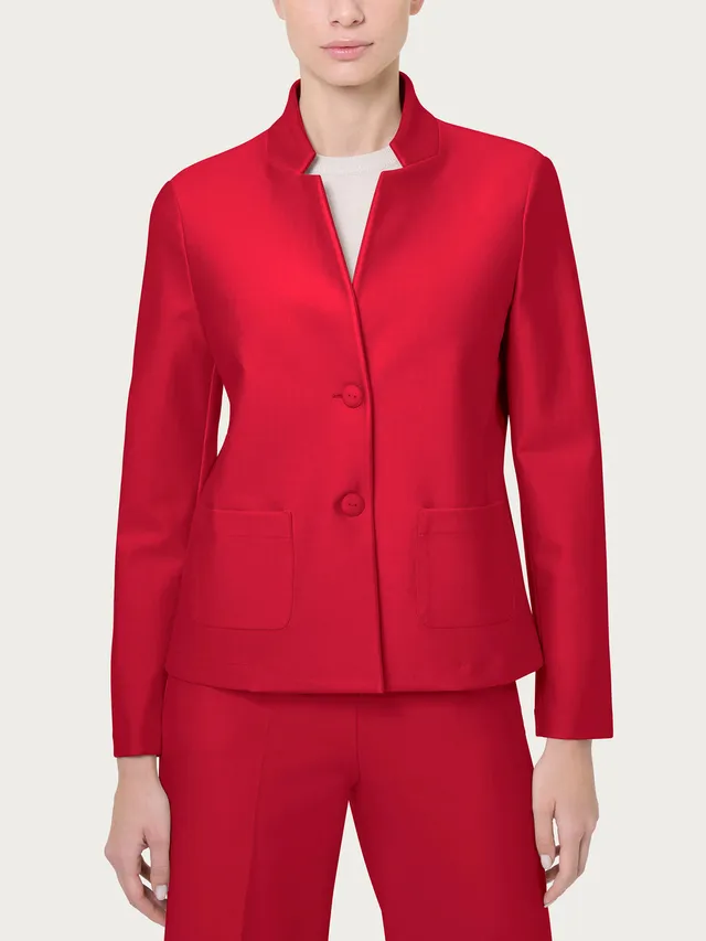 Ragno Compact Short blazer giacca donna Salsa