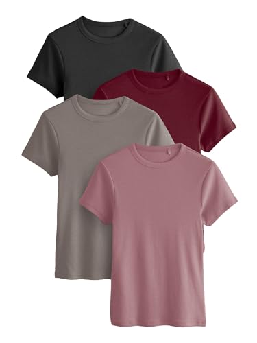 Geo Next The Set t-shirt coste manica corta 4 pezzi