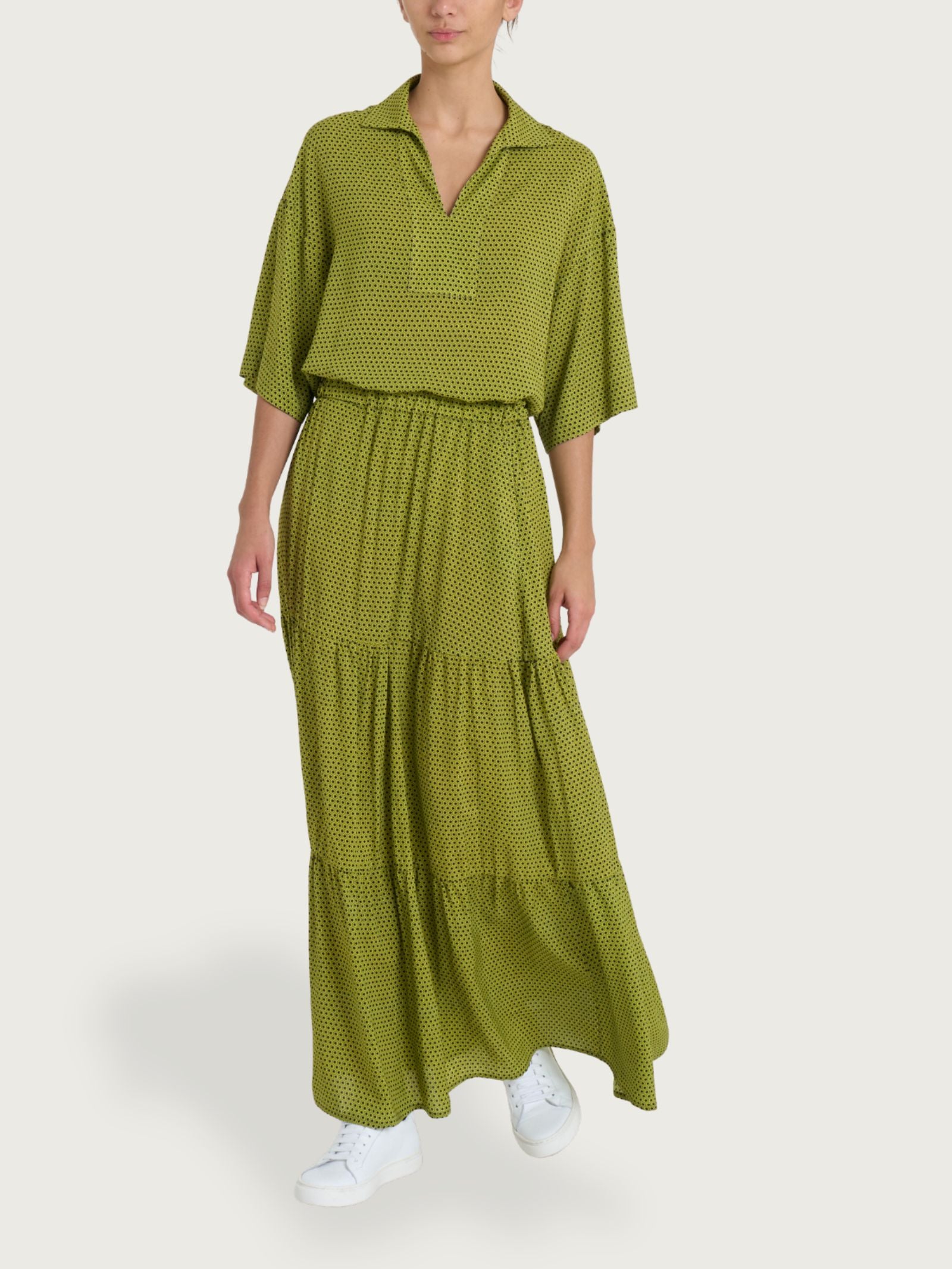 Ragno Ecoseta blusa donna viscosa Fant. Sphagnum