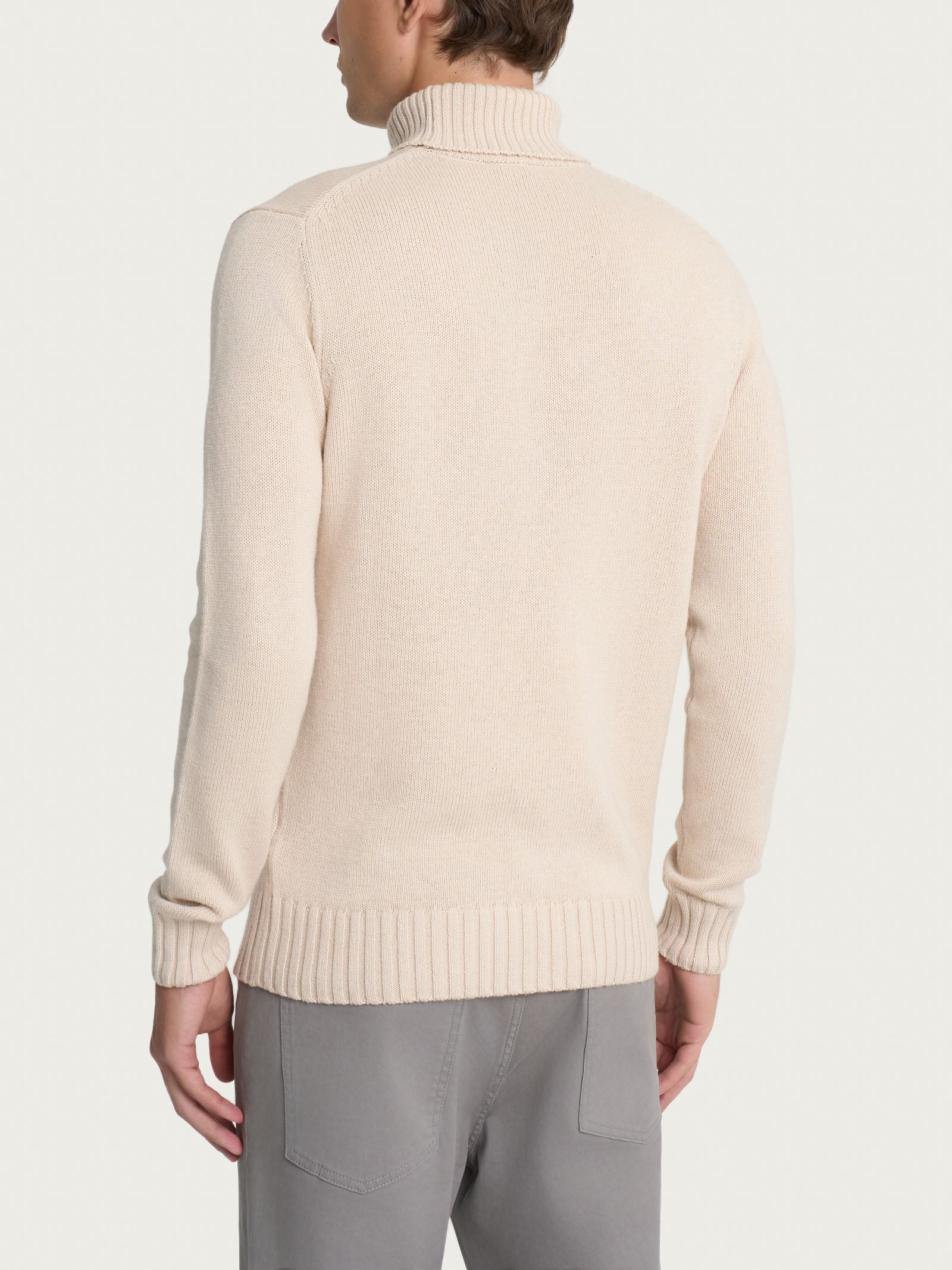 Ragno Nice Wool Dolcevita Uomo Champignon