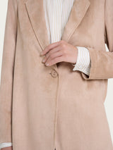 Ragno Compact Blazer Over Eco Suede Warm Taupe monopetto
