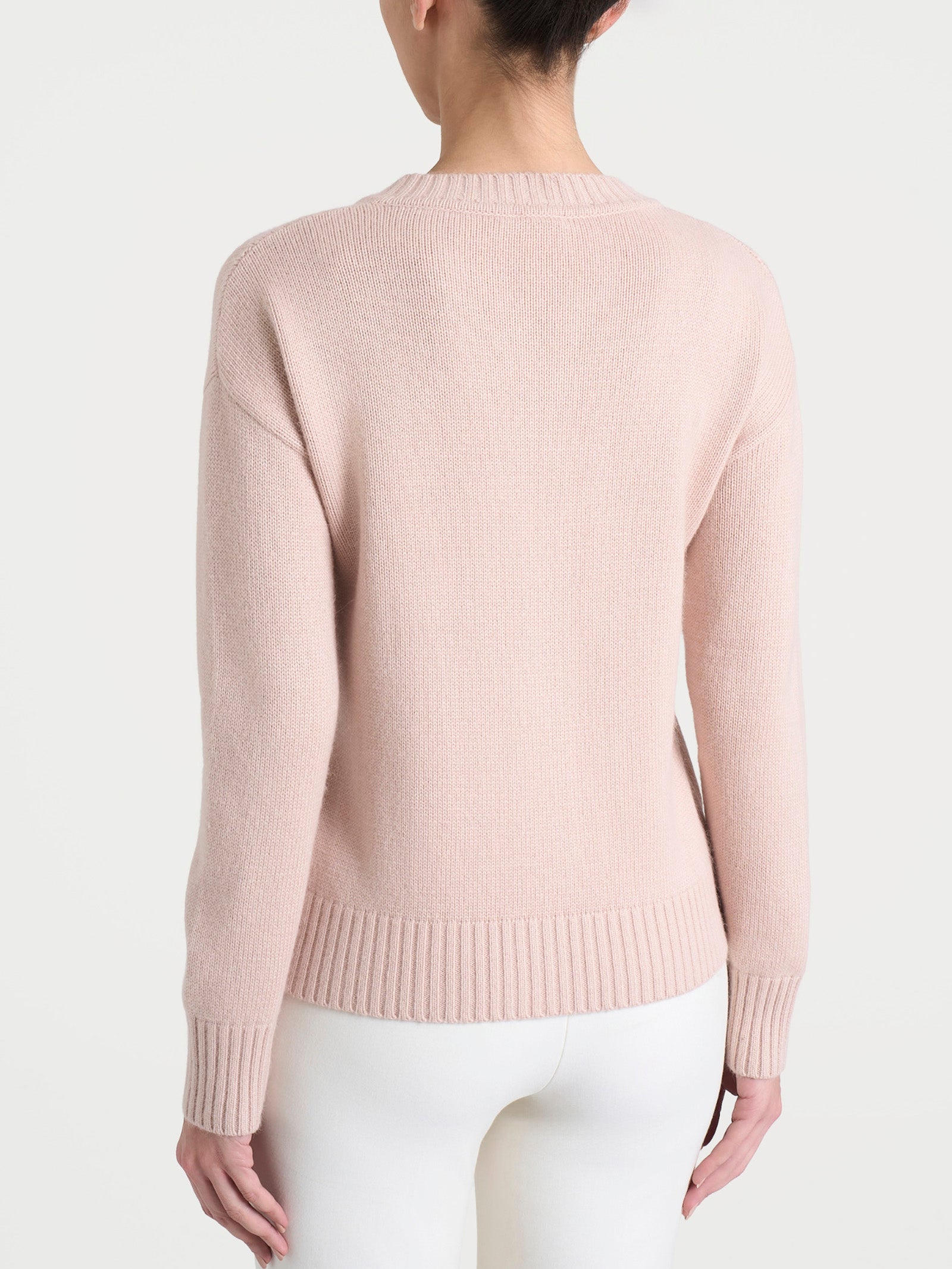 Ragno Natural Soft Cardigan Corto Cameo Rose