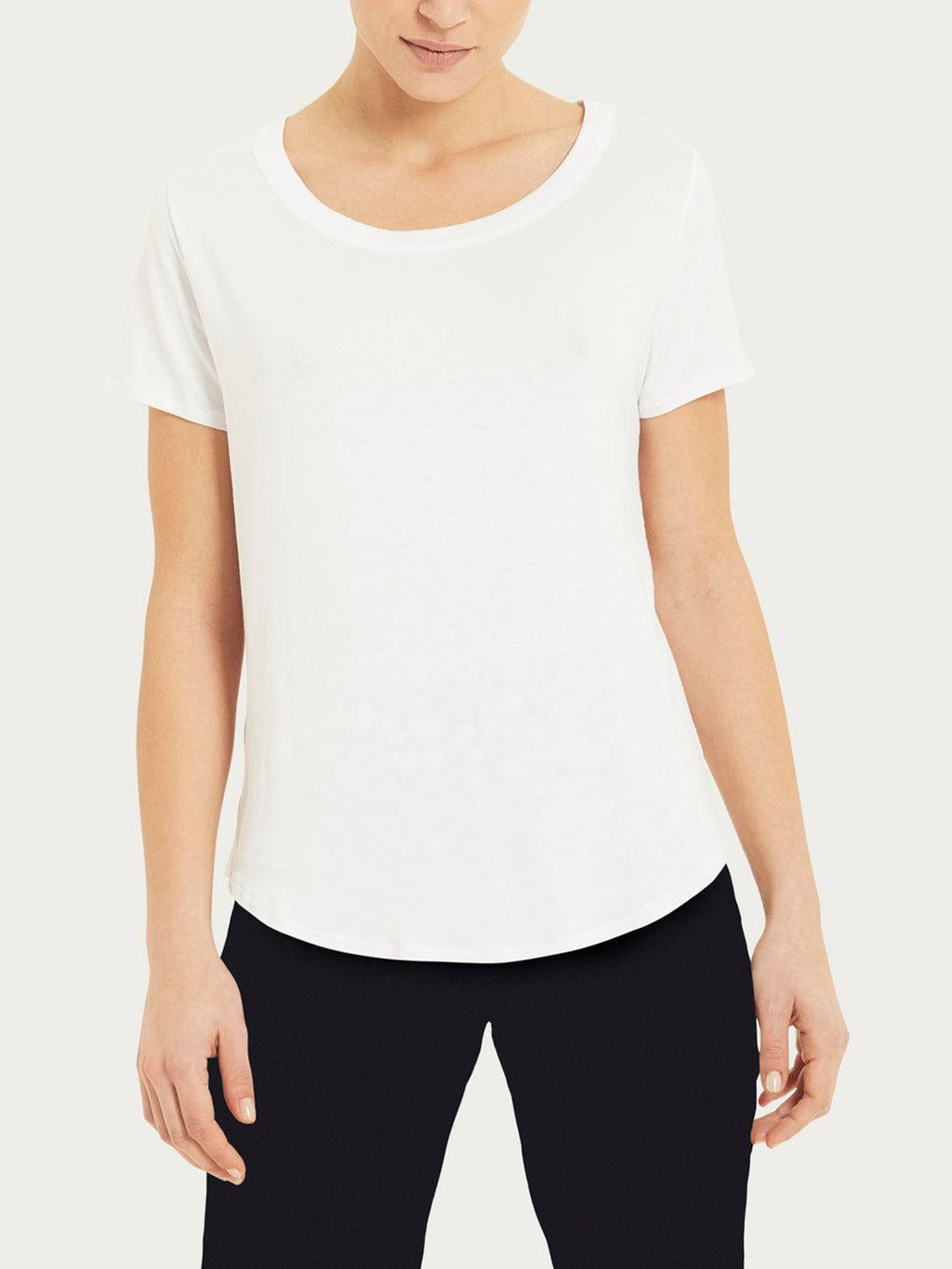 Ragno Viscosa Summer t-shirt manica corta bianca